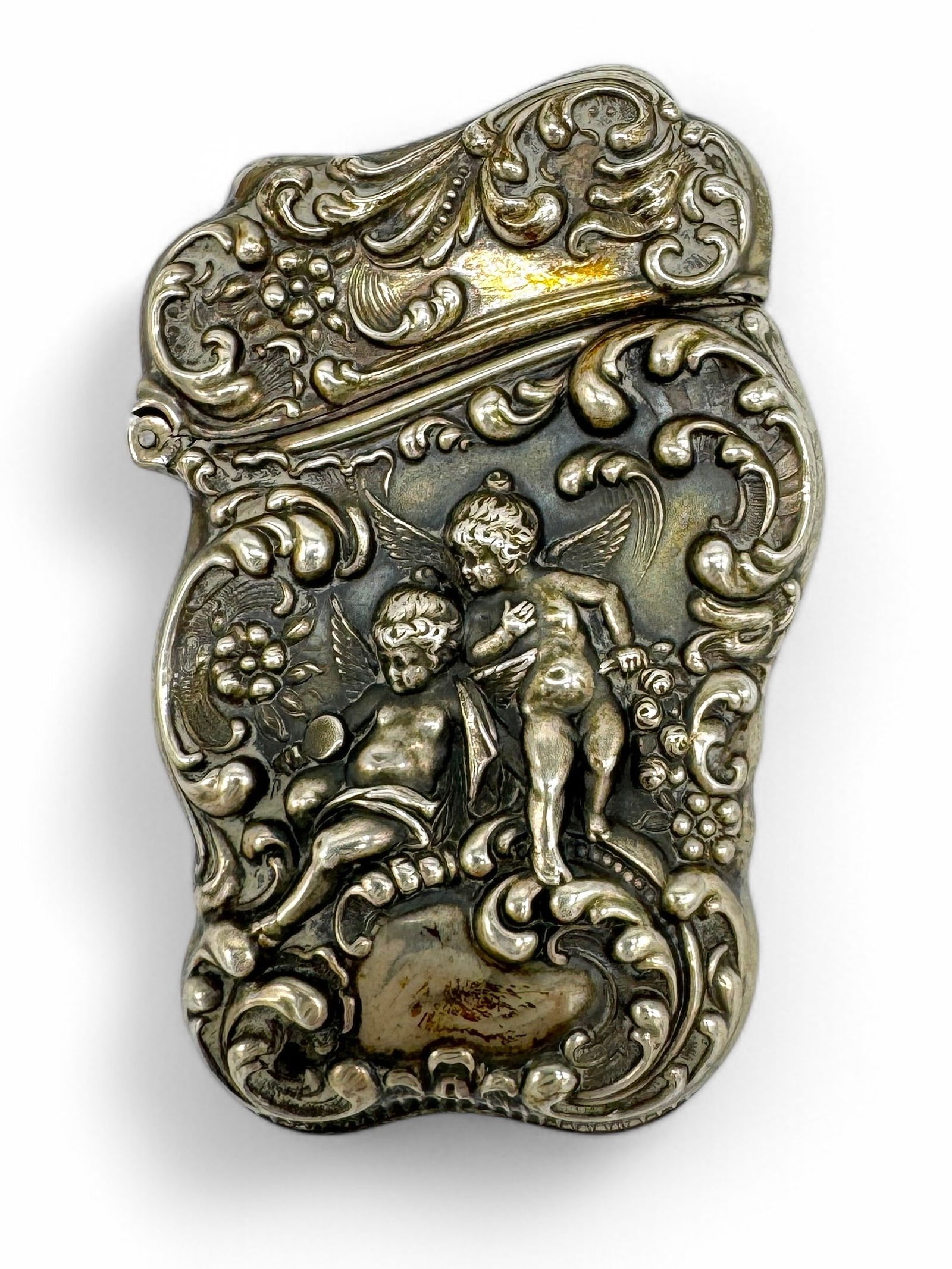 Unger Bros Art Nouveau Sterling Match Safe/Vesta (1 of 4)