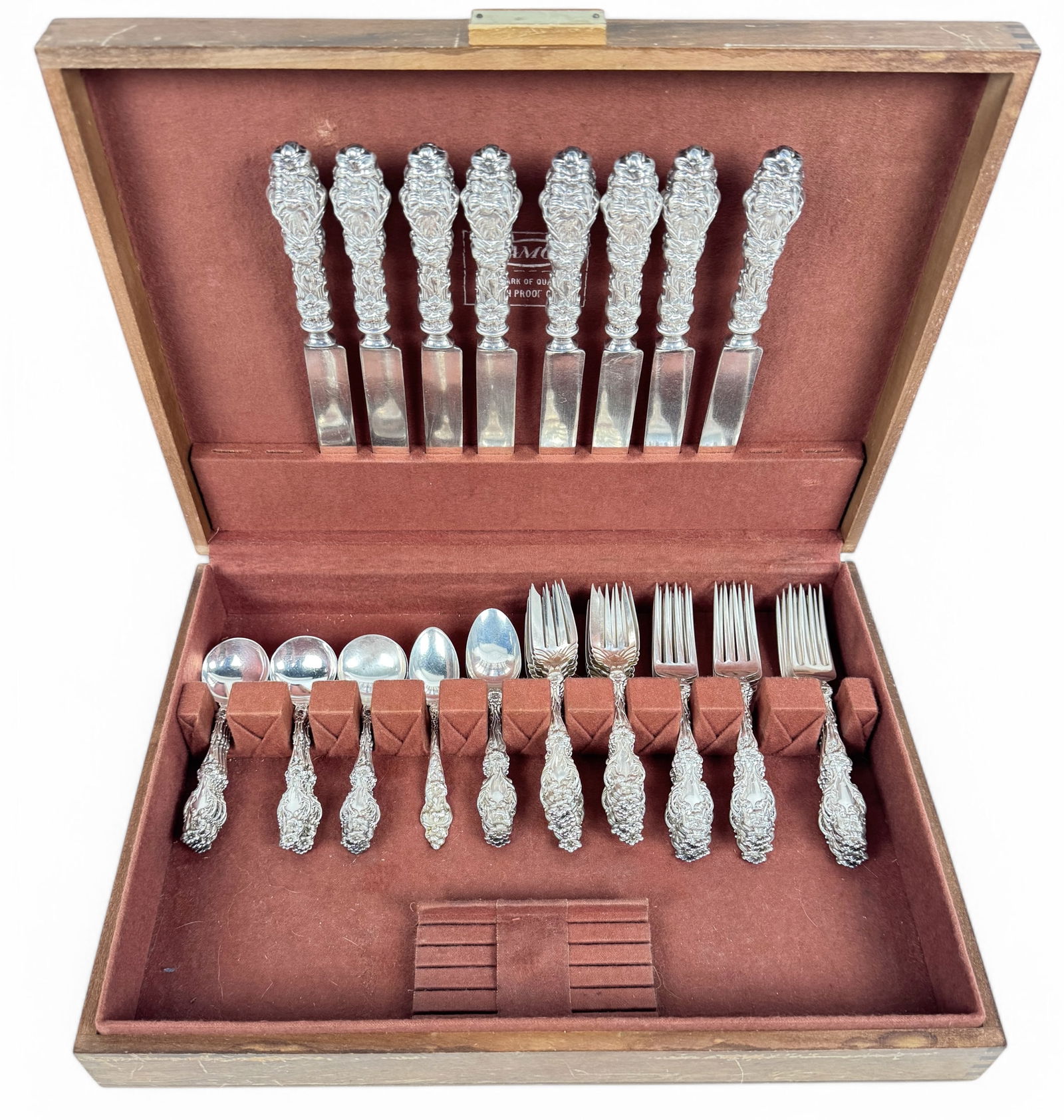 (48pc) Gorham "Lily" Sterling Silver Flatware (1 of 6)