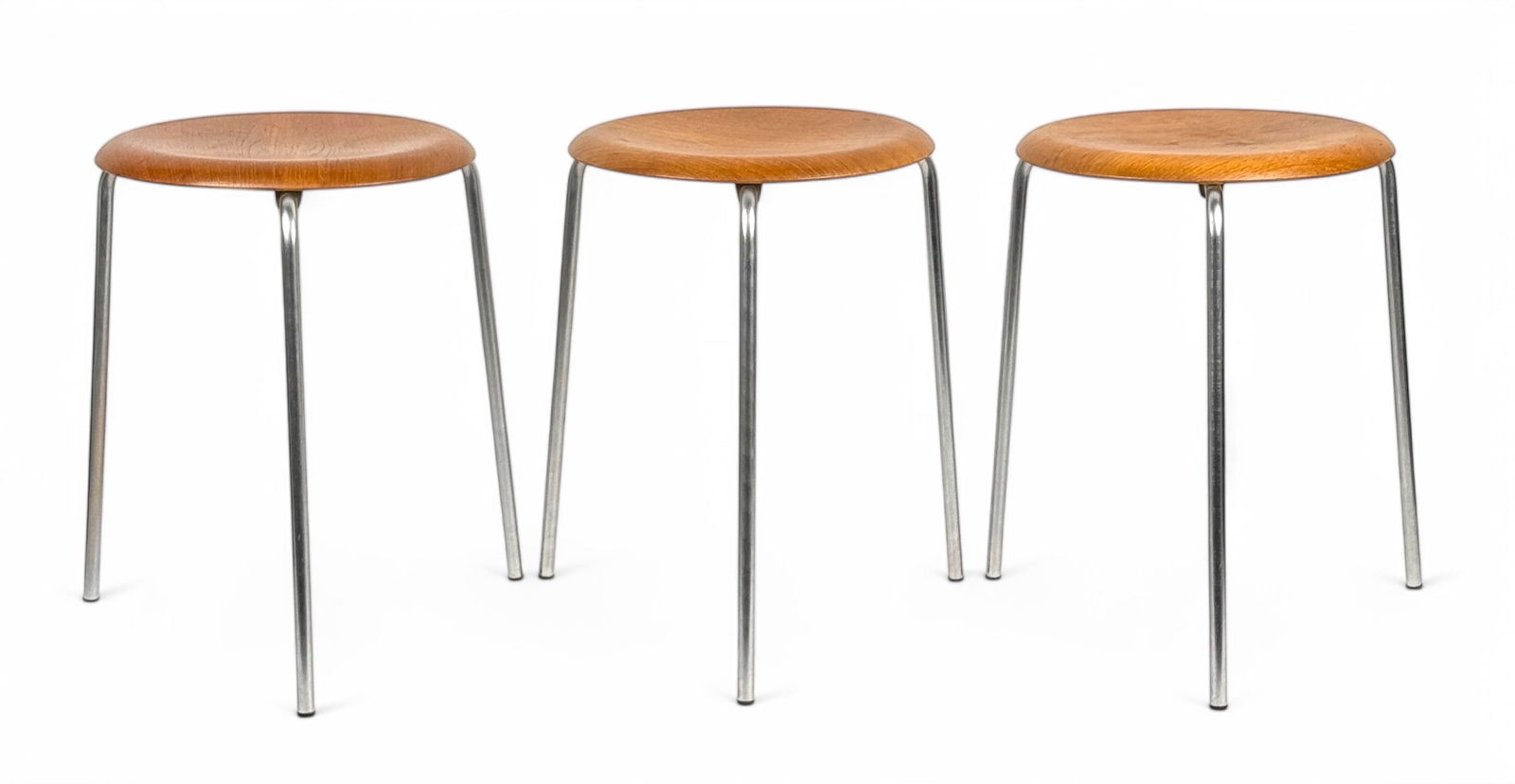 (3) Arne Jacobsen For Fritz Hansen Dot Stools (1 of 4)