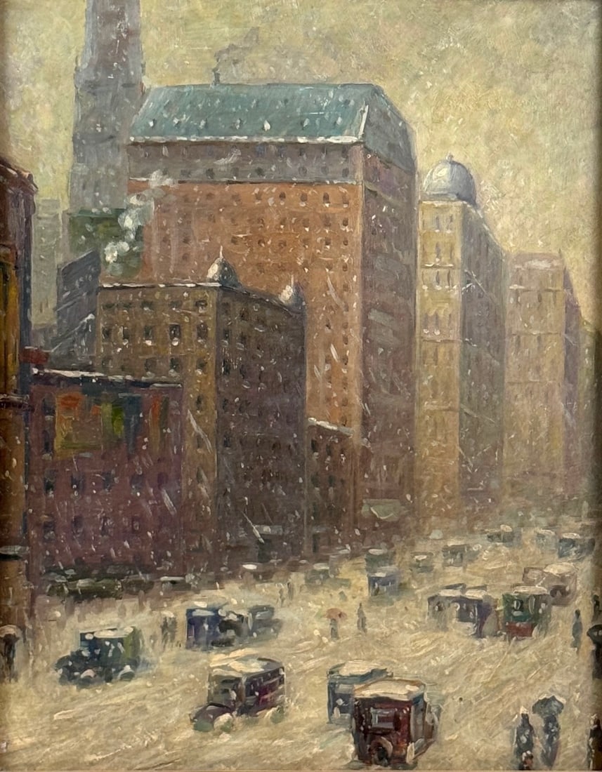 Style Of Colin Campbell Cooper Oil on Board (1 of 5)