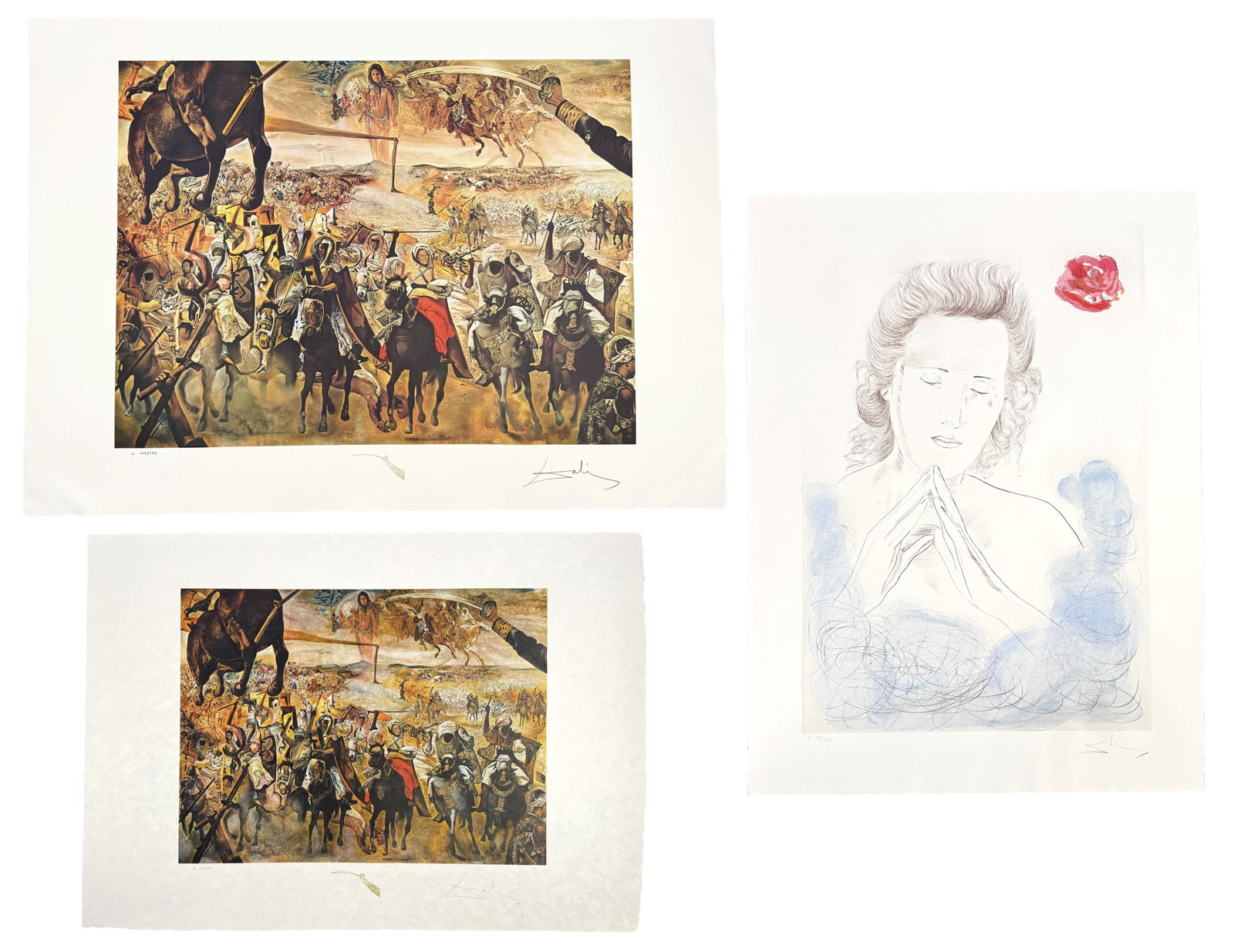 (3) After Salvador Dali "Gala Commemorative" G 188/199 (1 of 14)