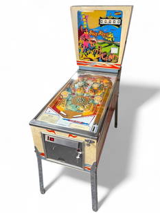 Gottlieb's Ship Ahoy Pinball Machine: Runs and plays. A few light bulbs need replacing. Newer rubber rings for slingshots. Condition: Good vintage condition, please see photos.
