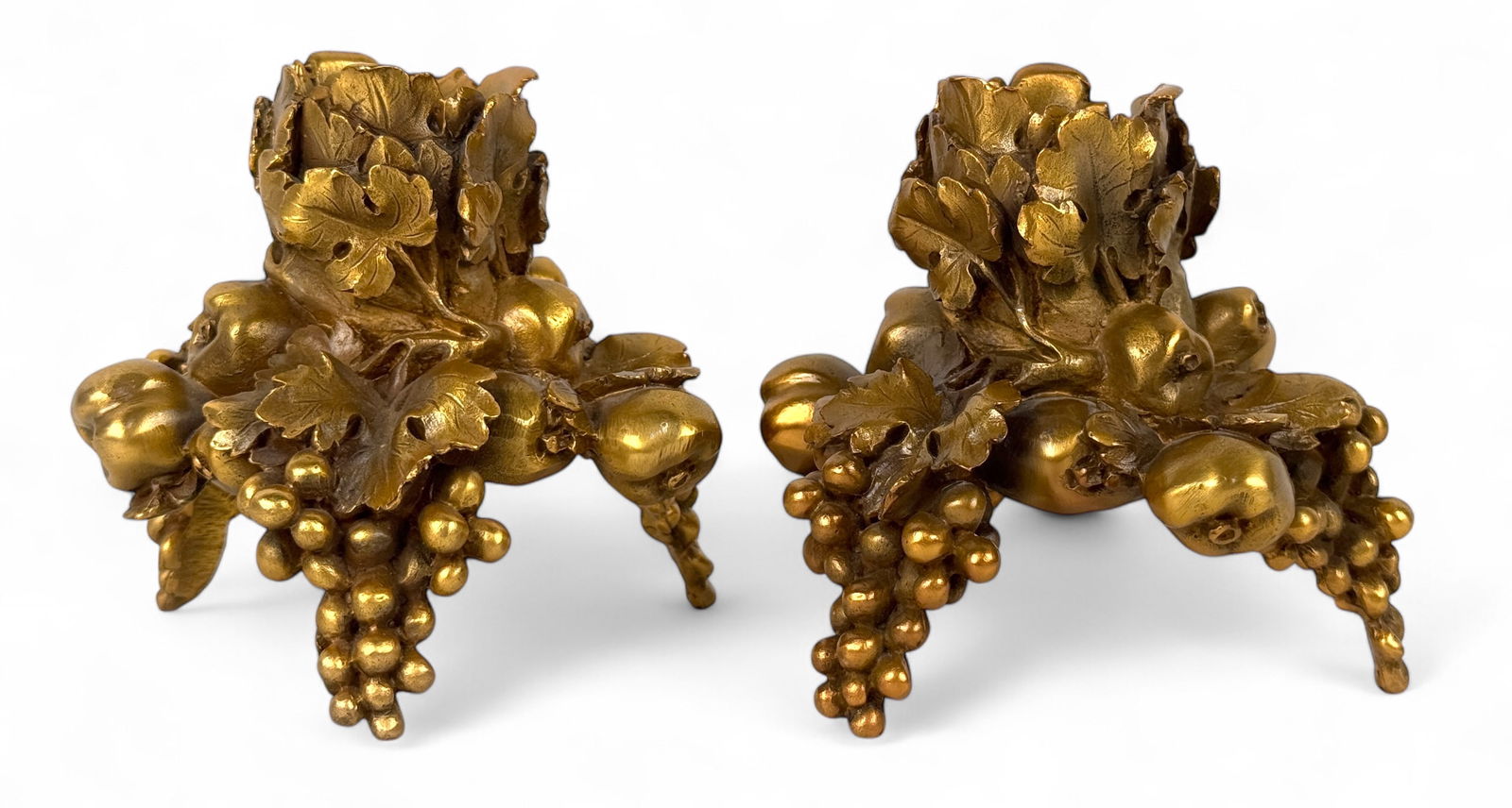 Pair Of Bronze MMA Candle Holders (1 of 5)