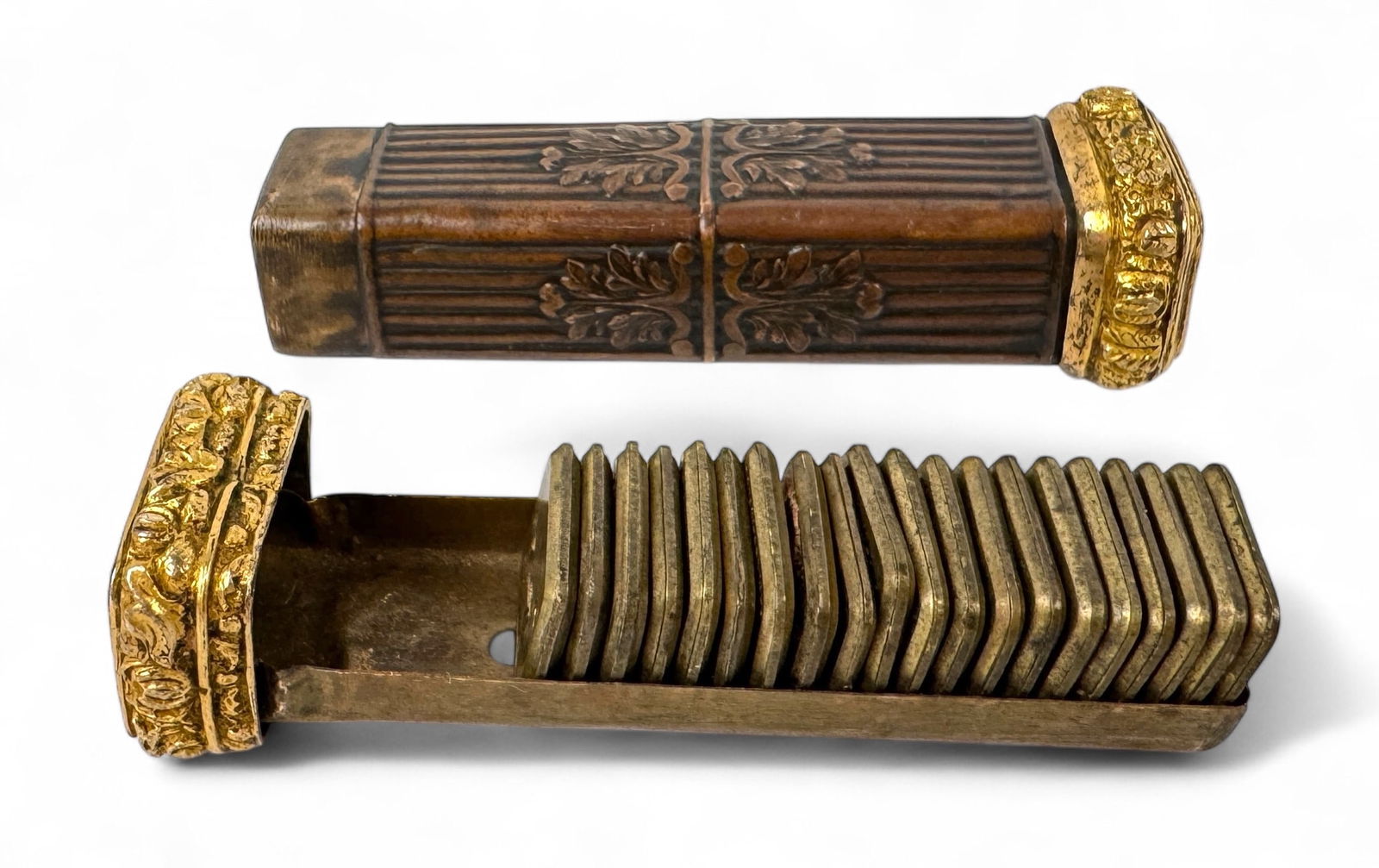 Antique Wax Seal Travel Case w/ Stamps (1 of 5)