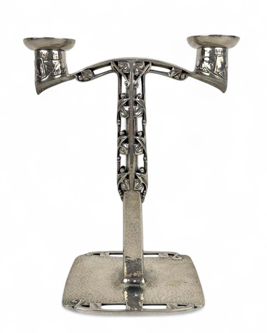 Archibald Knox "Tudric" Pewter Candelabra (1 of 5)