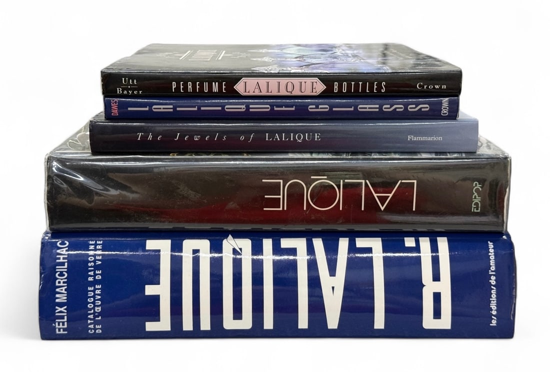 (5) Books on Lalique (1 of 2)