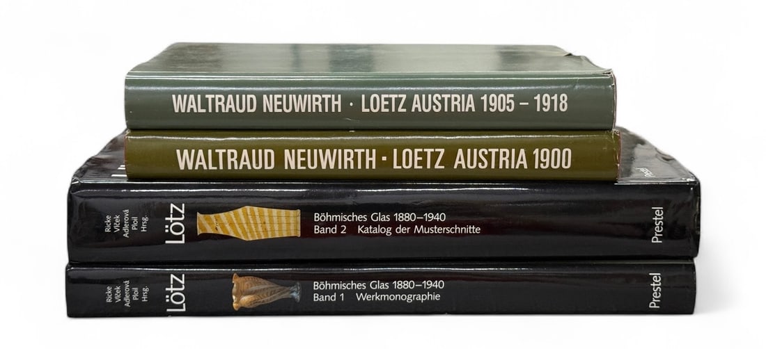 (4) Loetz Art Glass Books (1 of 2)