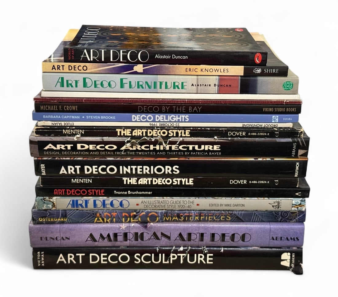 (17) Art Deco Reference & Design Books (1 of 2)