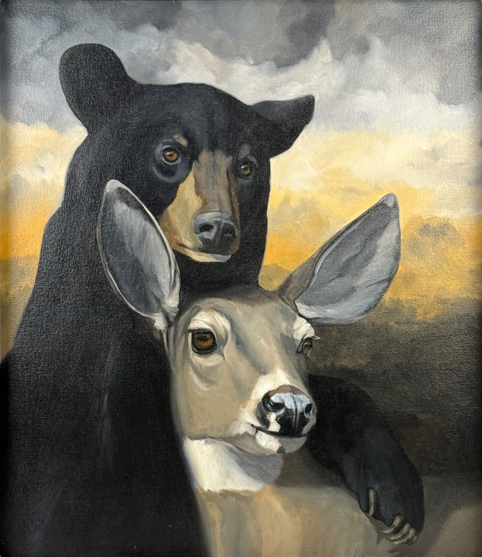 Robert McCauley “Old Friends III" Oil On Board (1 of 4)