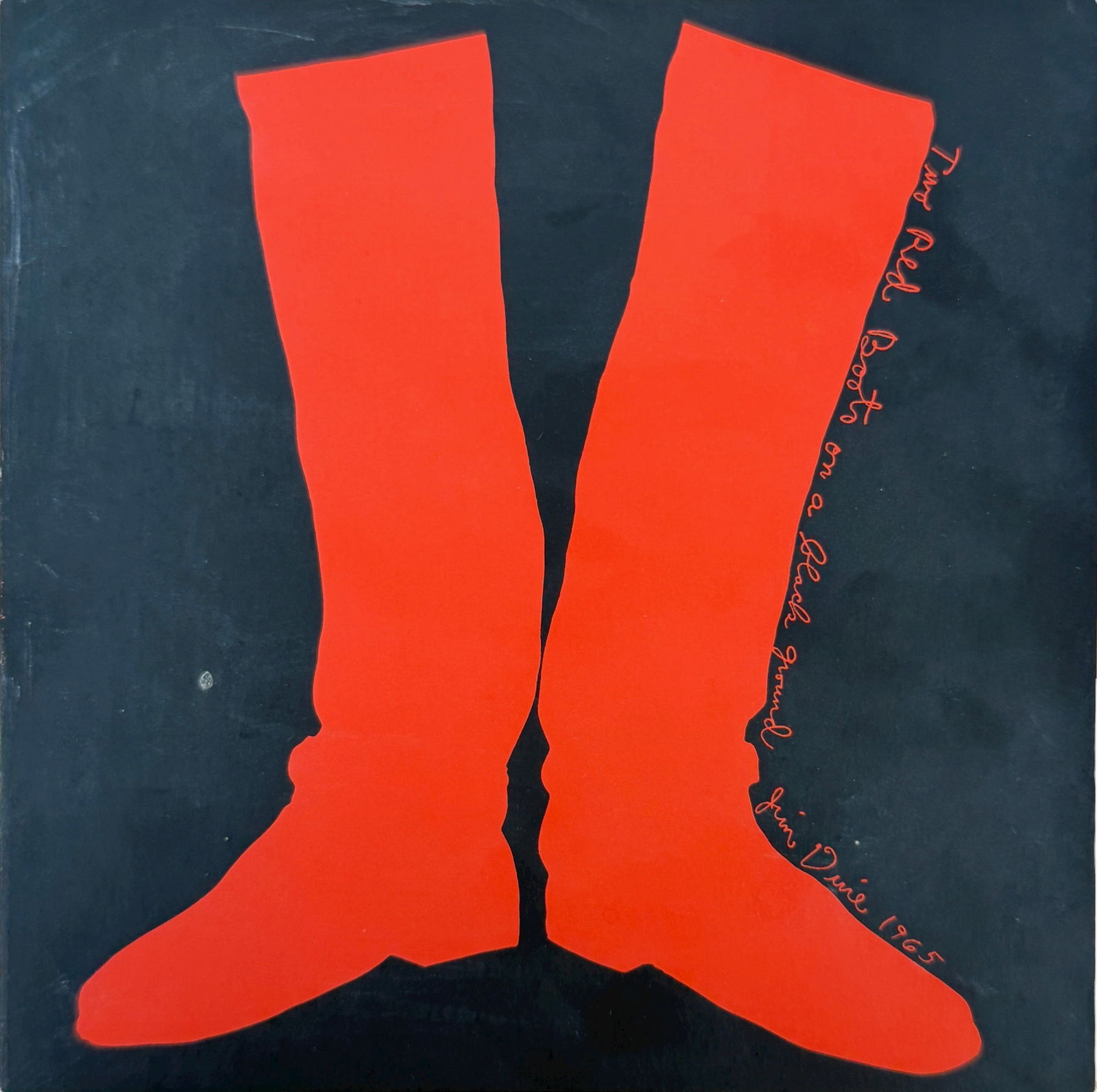 Jim Dine "Two Red Boots" Card (1 of 5)