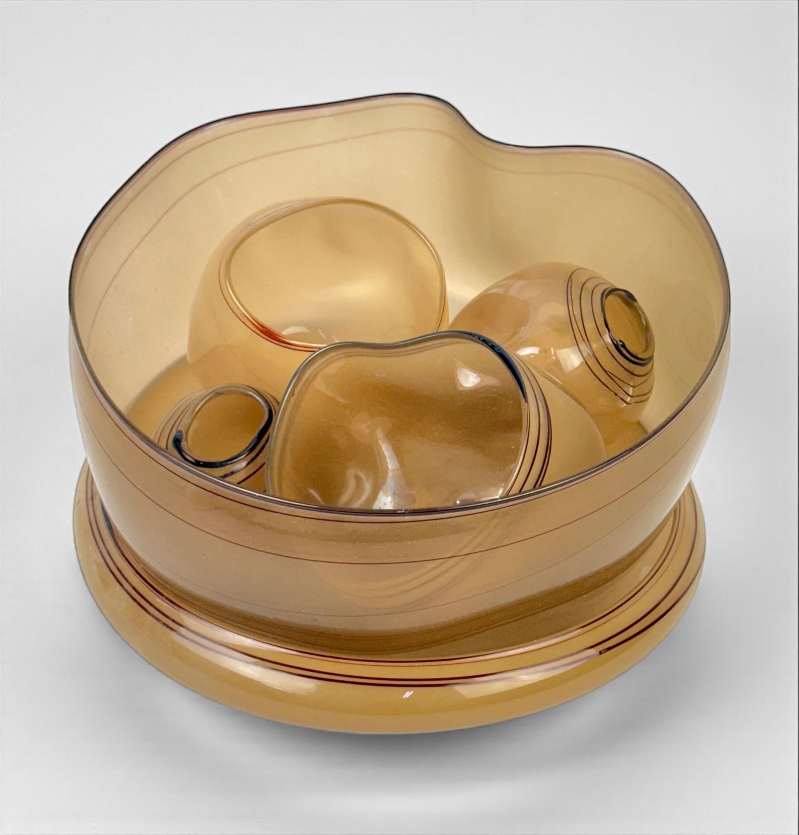 (6pc) Dale Chihuly Attributed Basket Set (1 of 14)