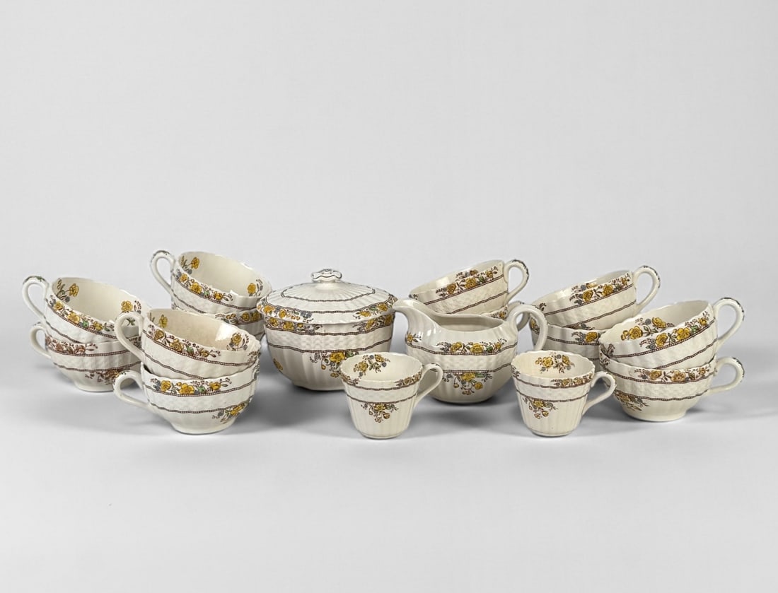 Spode "Buttercup" Cups & Cream/Sugar (1 of 11)