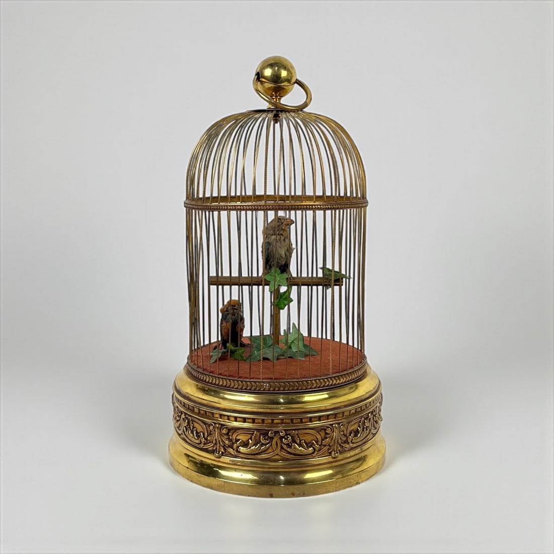 Antique French Automaton Double Singing Birds in Cage (1 of 8)