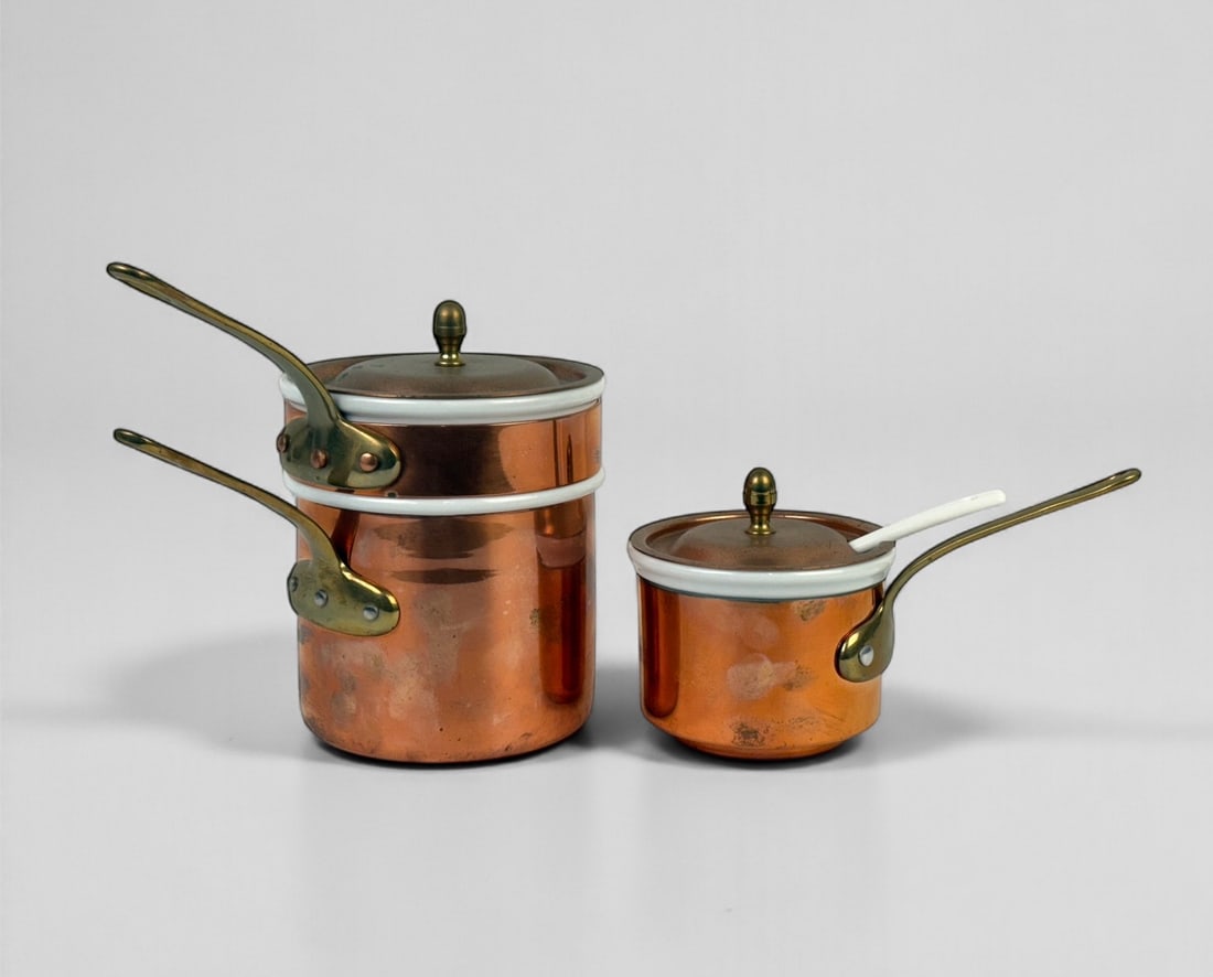 (2) Ruffoni Italian Copper Doble Broilers WIth Ceramic Inserts (1 of 7)