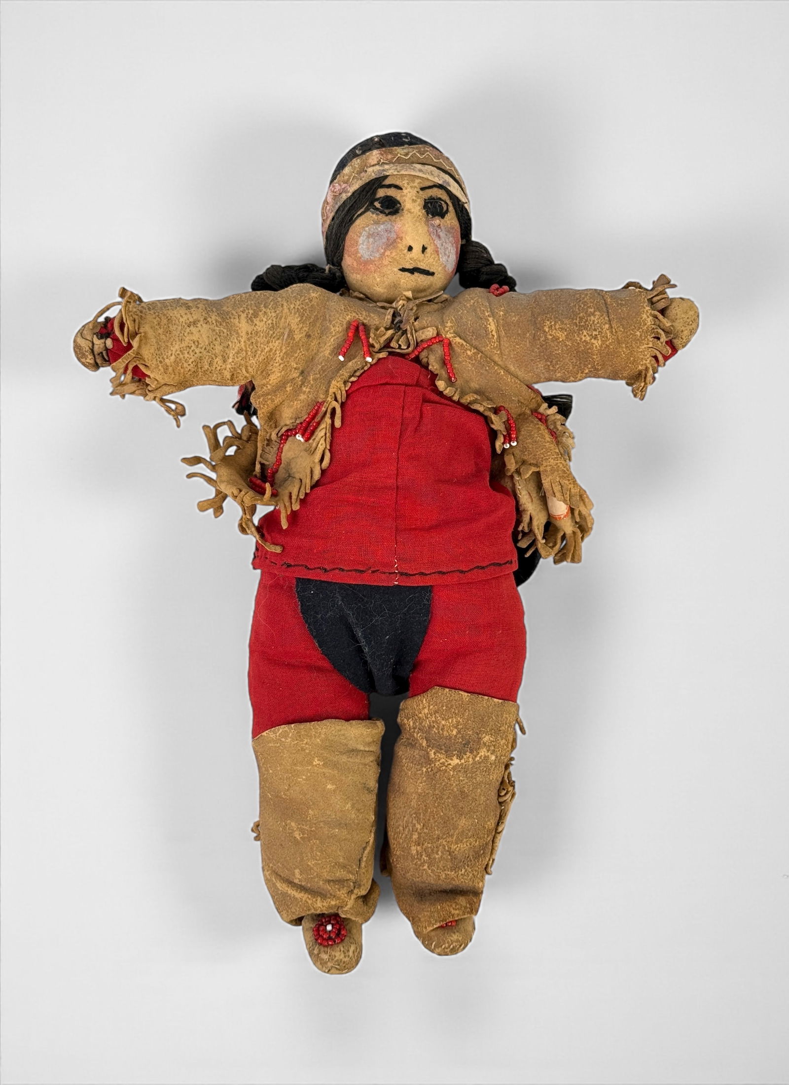 Handmade Native American Cloth Doll (1 of 4)
