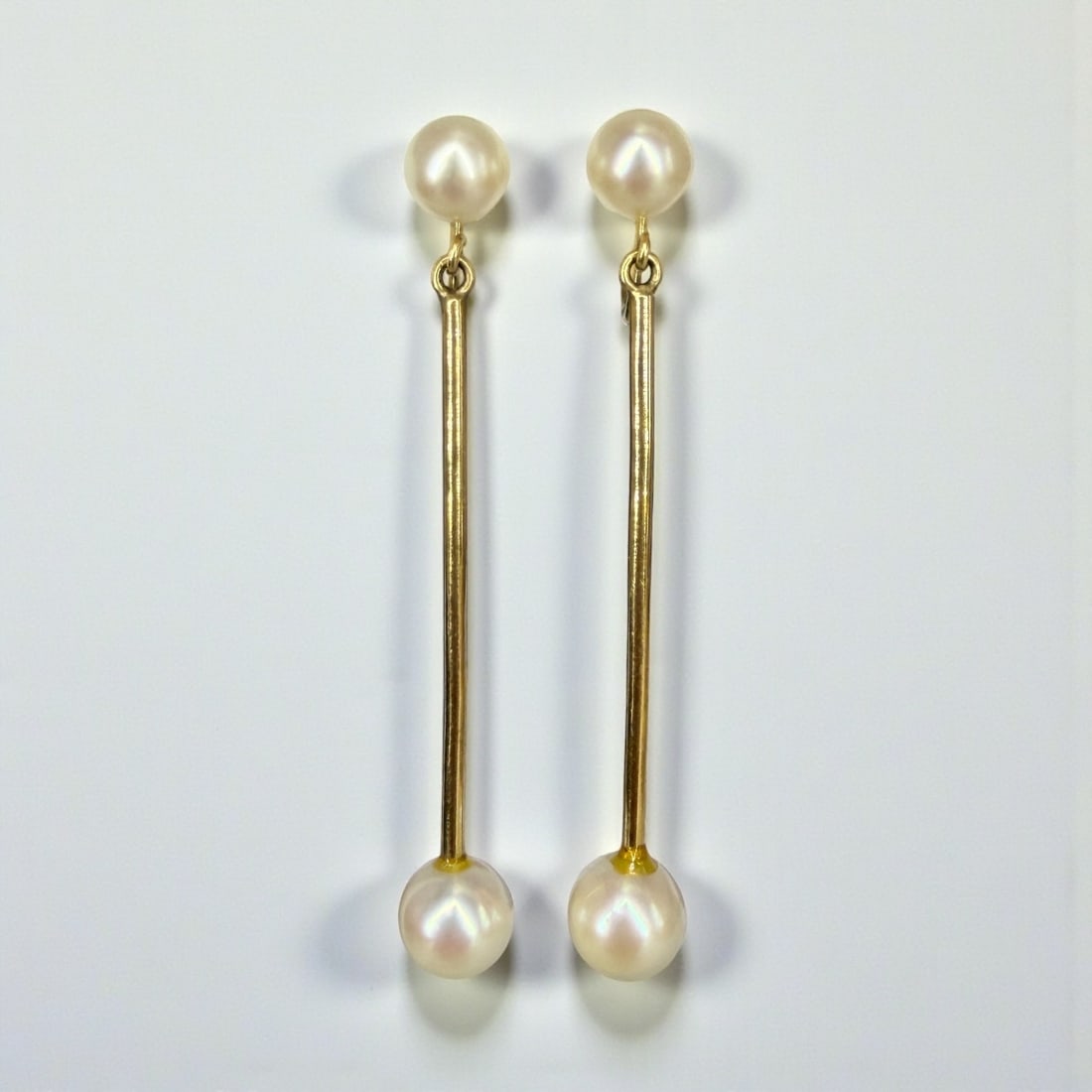 14k Gold Pearl Drop Earrings (1 of 3)