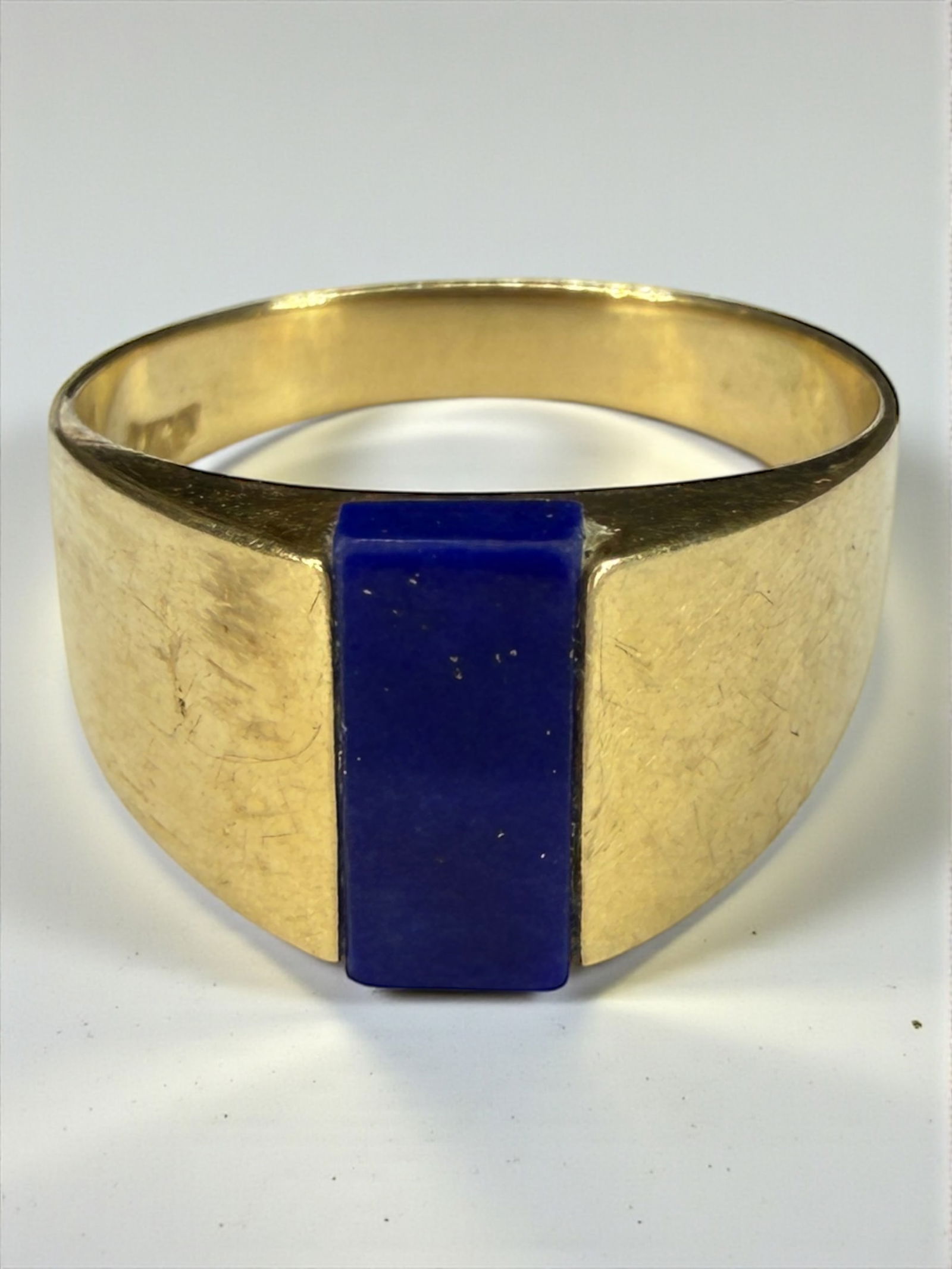 Ladies 14K Gold Lapis Ring (1 of 3)