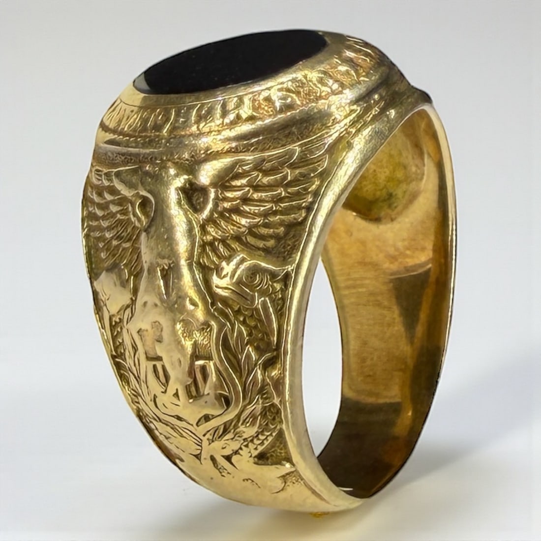 US Merchant Marine Cadet Corp 10K Gold Ring (1 of 3)