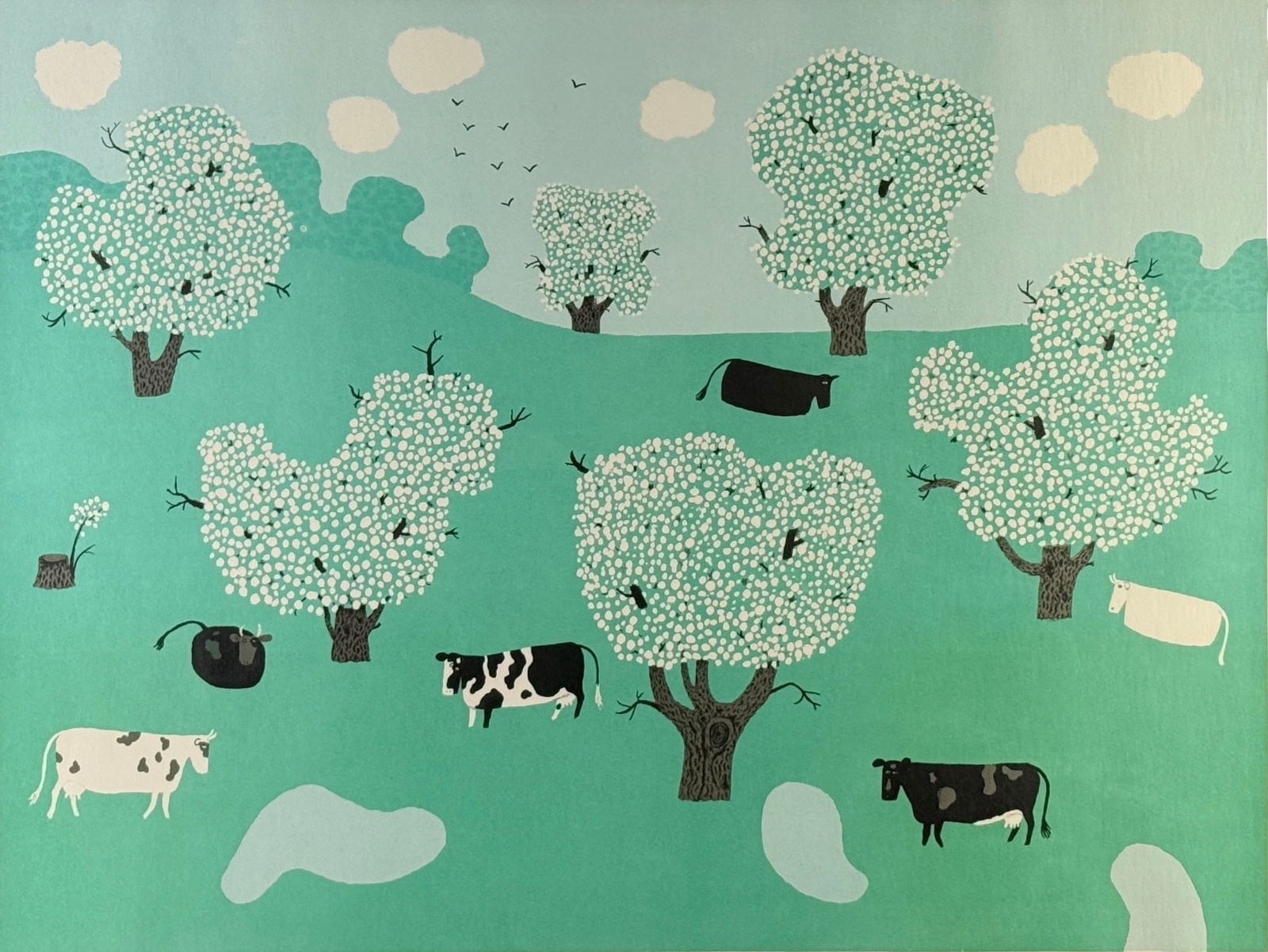 Doris Lee "Blossom Time" Lithograph (1 of 4)