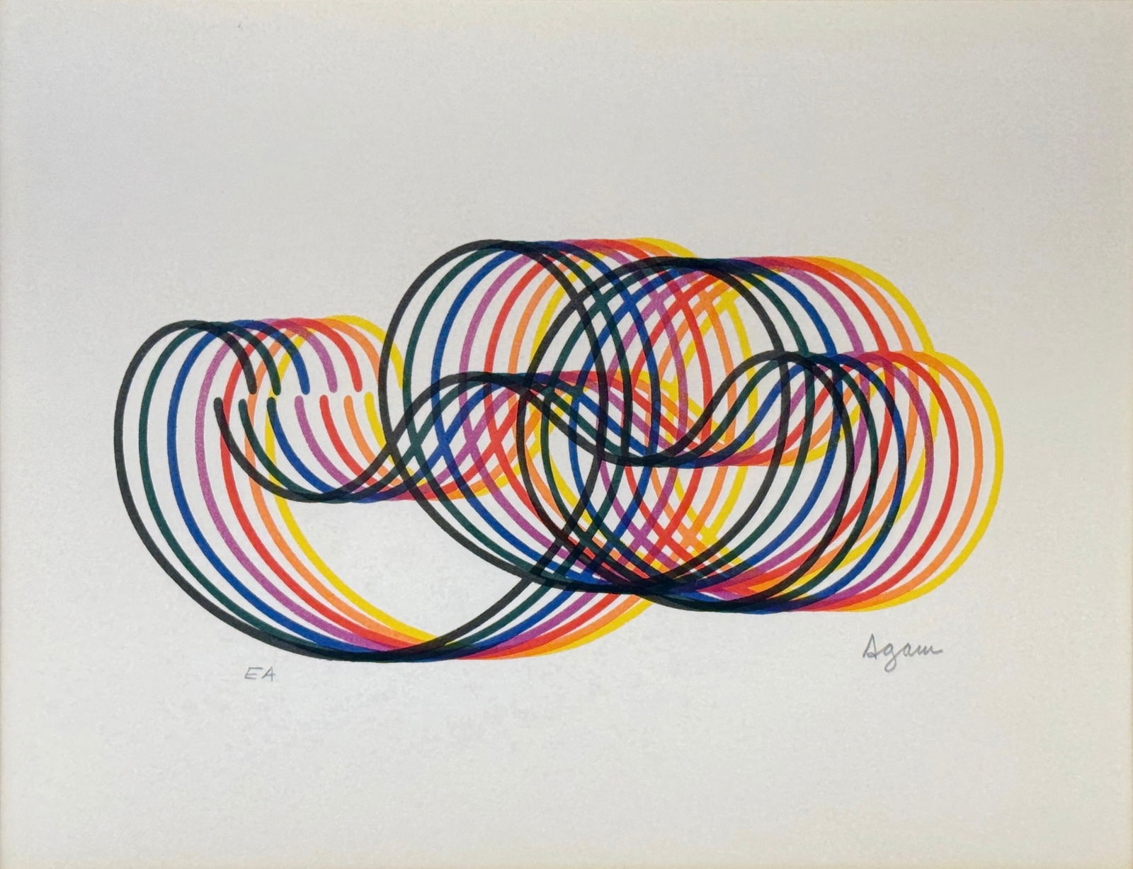 Yaacov Agam "Rhythm: Lines and Forms" Lithograph (1 of 8)