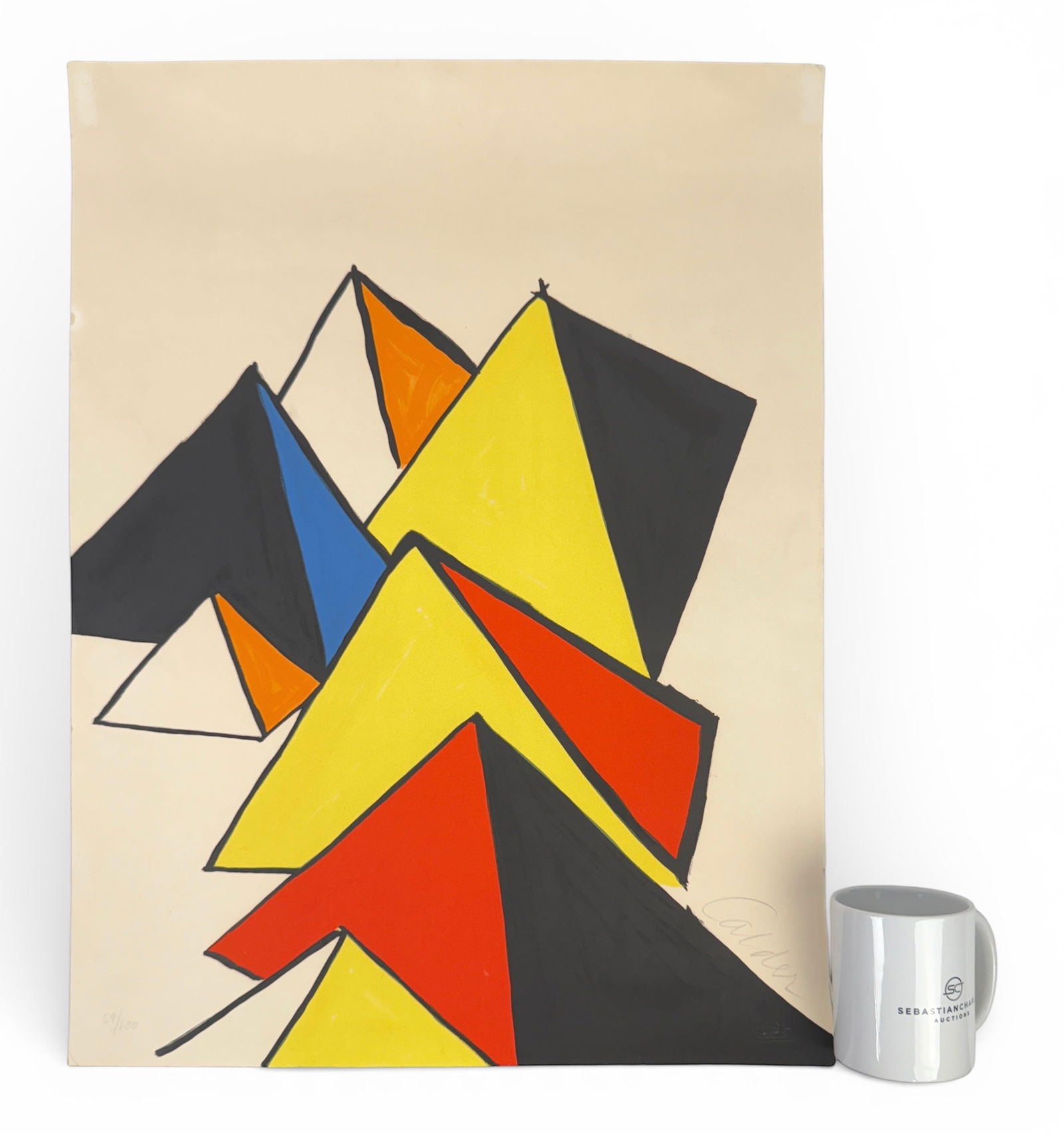 Alexander Calder "Pyramids" Lithograph - 4