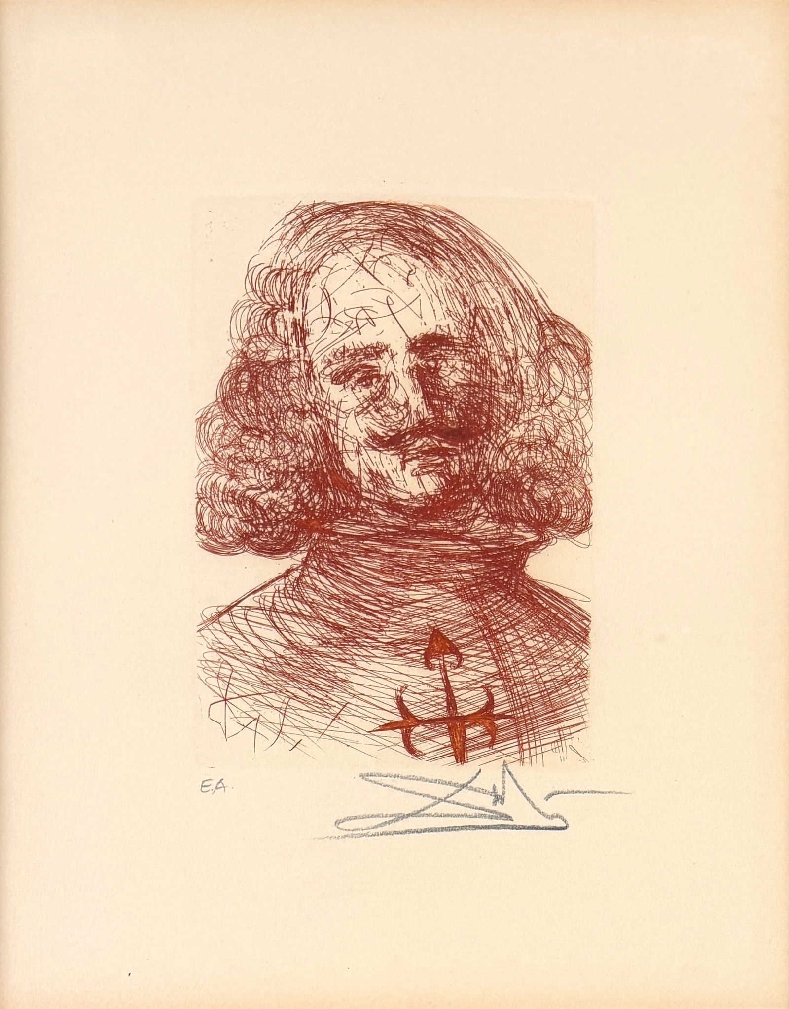 After Dali "El Greco" Etching (1 of 4)