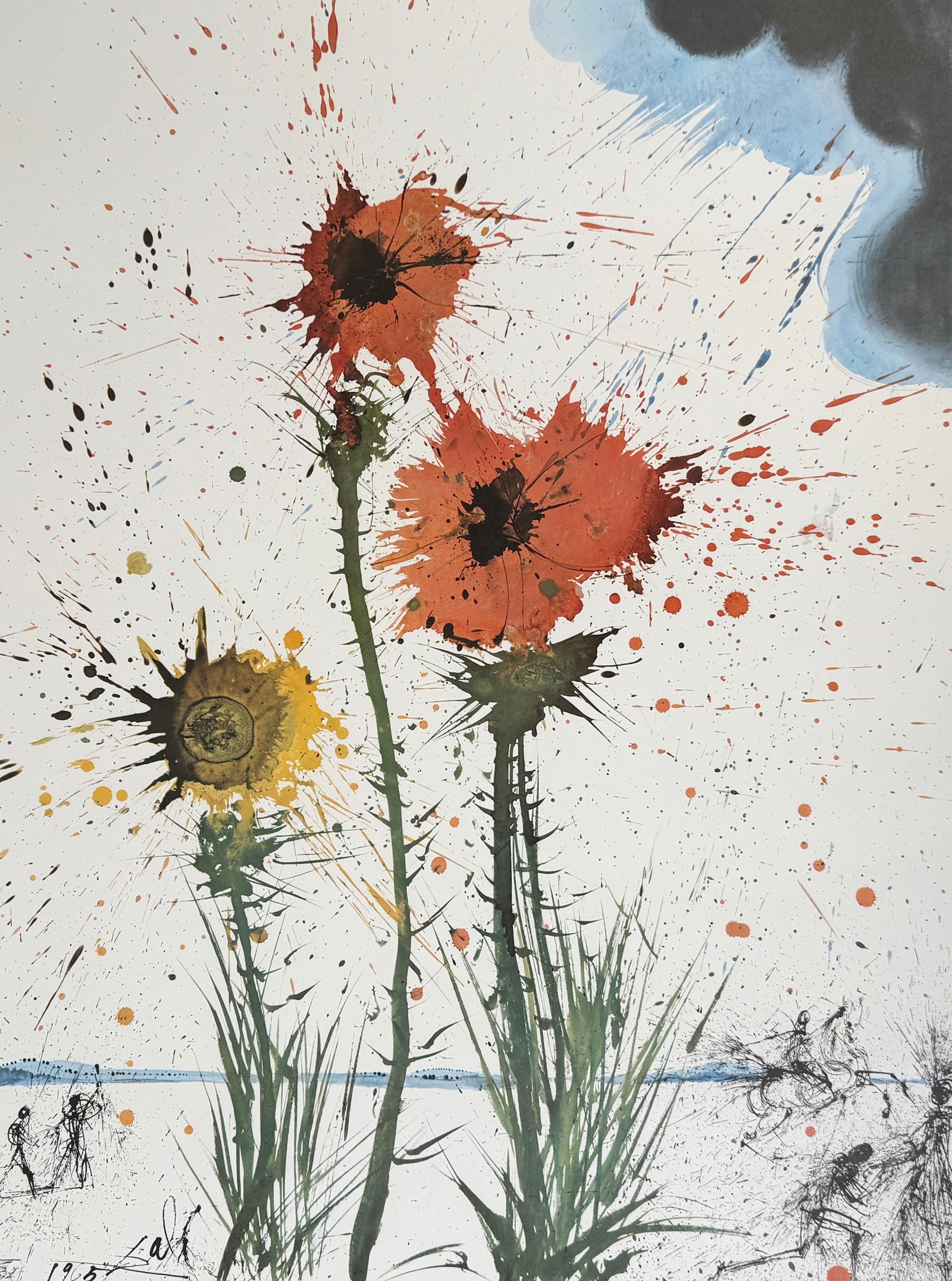 Salvador Dali "Spring Explosive" Lithograph (1 of 6)