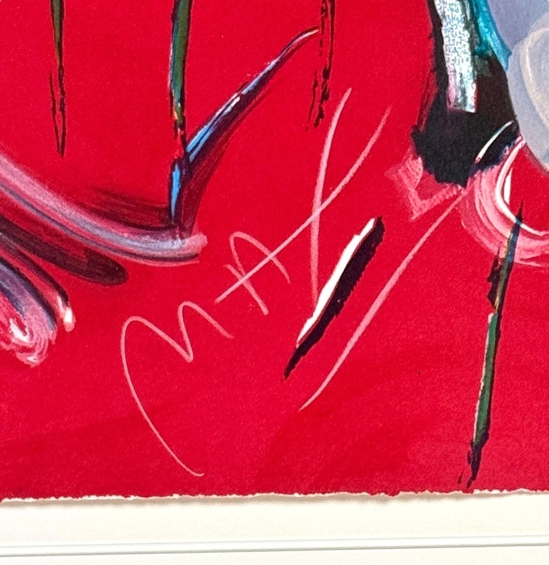 Peter Max "Crimson" Lithograph - 3