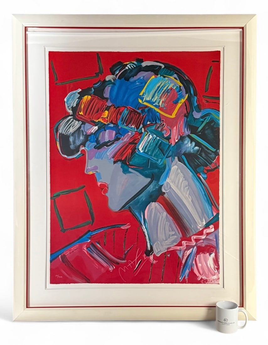 Peter Max "Crimson" Lithograph - 7
