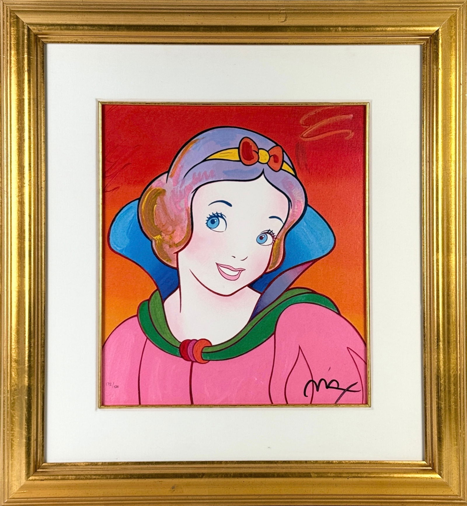 Peter Max 'Snow White' Serigraph - 2