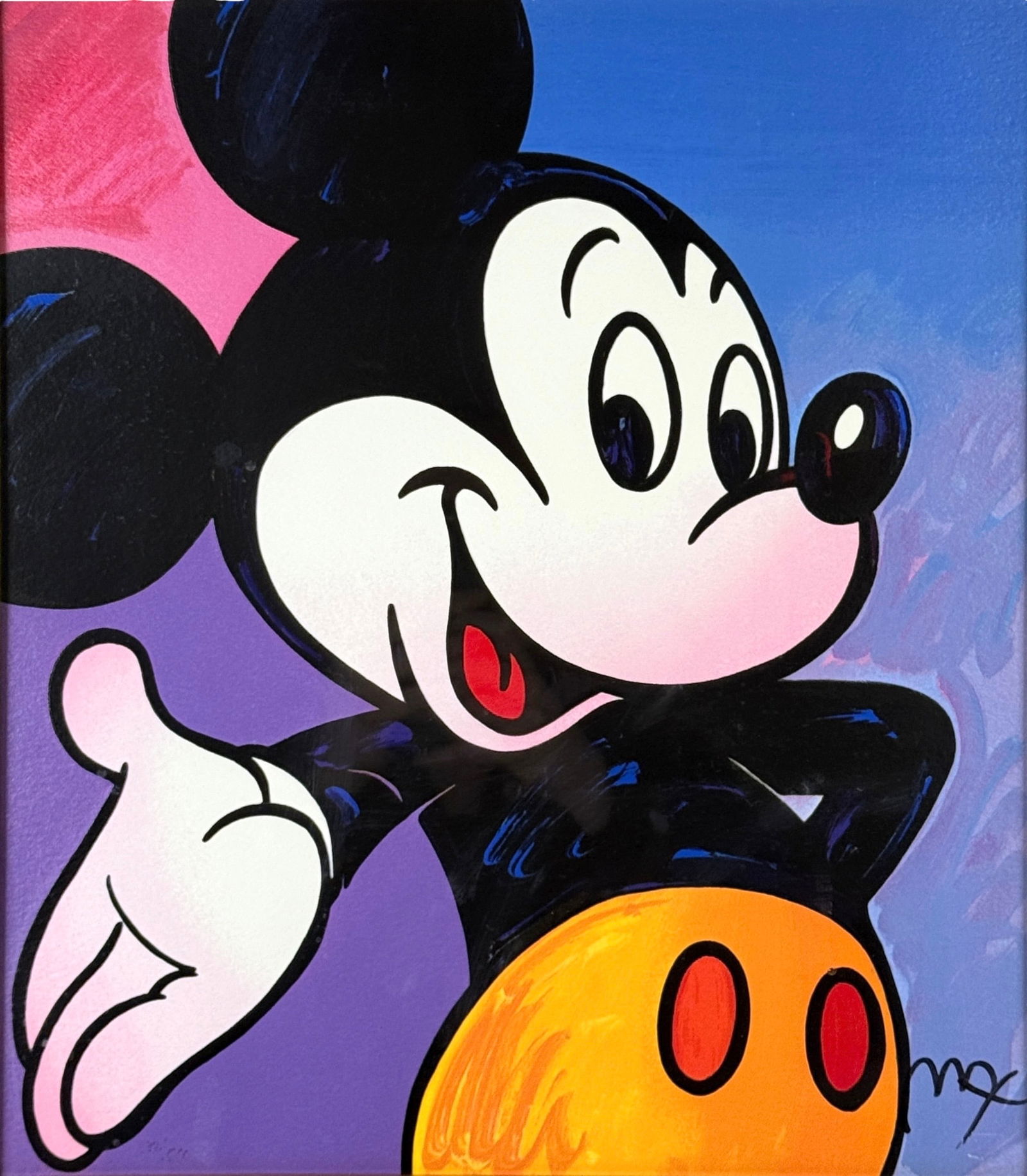 Peter Max 'Mickey Mouse' Serigraph (1 of 5)