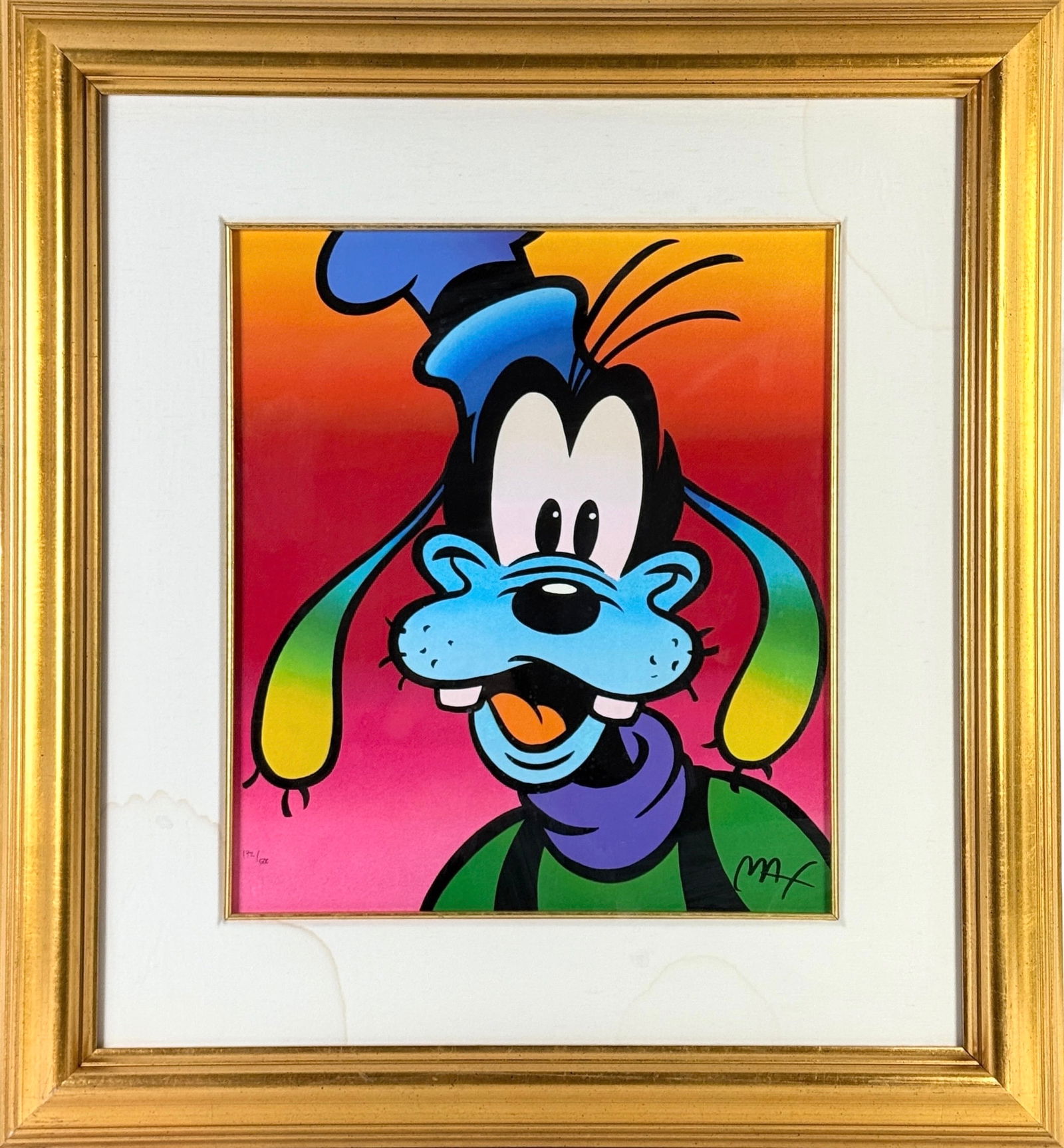Peter Max 'Goofy' Serigraph - 2