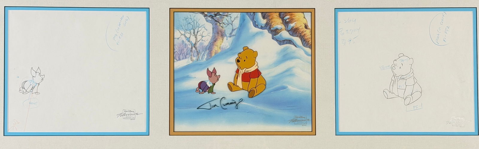 Original Winnie The Pooh Cel and Drawings (1 of 6)