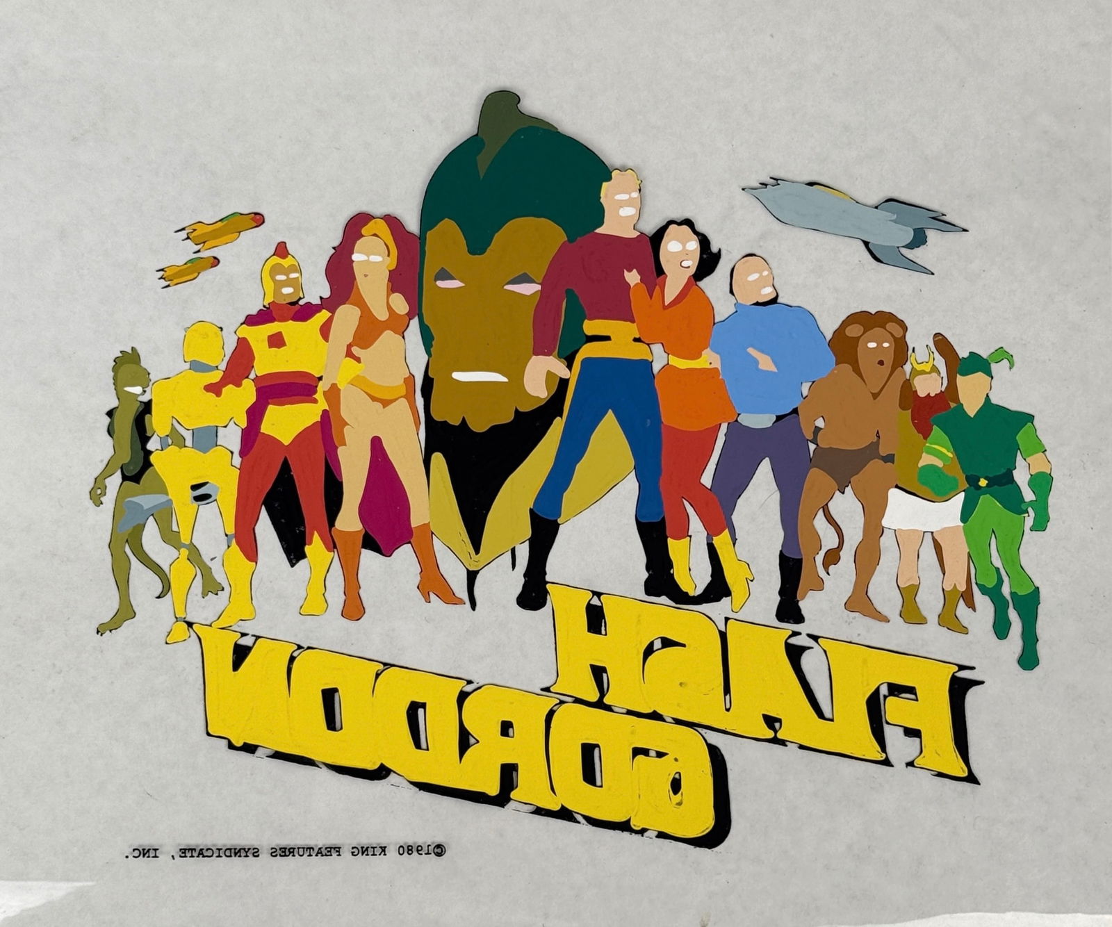 Flash Gordon Original Animation Cel - 2