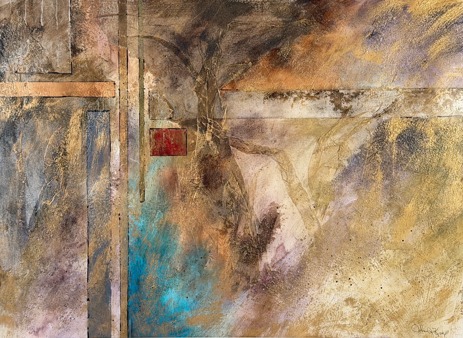 John Kime Mixed Media on Paper (1 of 4)