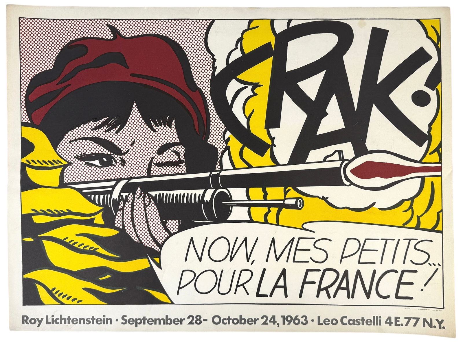 Roy Lichtenstein "CRAK!" 1963 Poster (1 of 4)