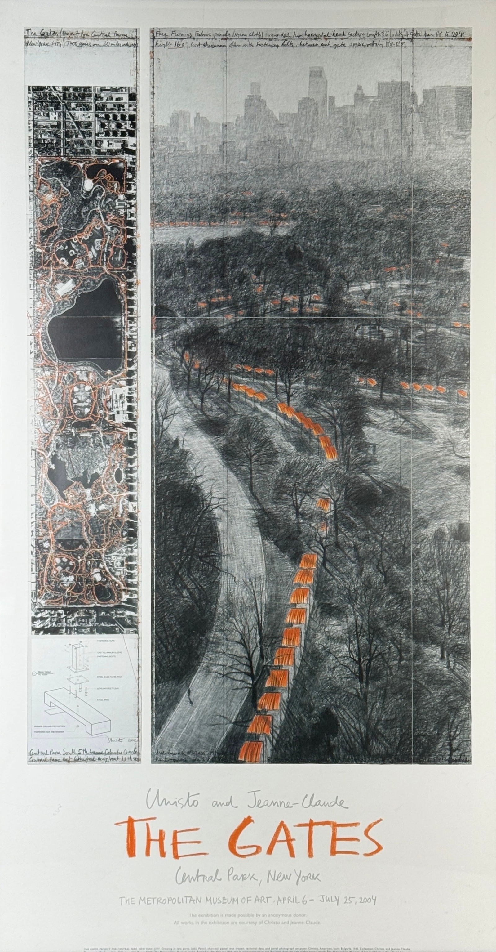 Christo "The Gates" Central Park Poster (1 of 4)