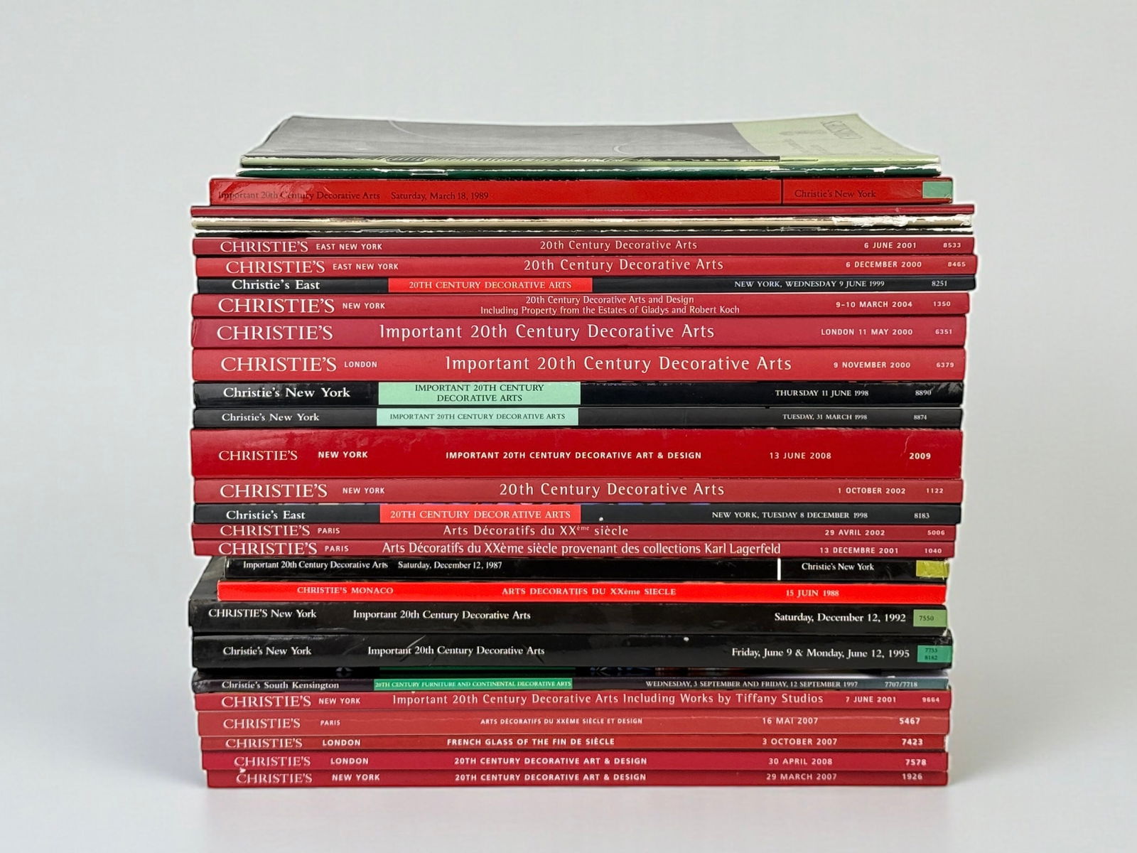 (30) Christie's Catalogs - 20th Century Decorative Arts (F) (1 of 2)