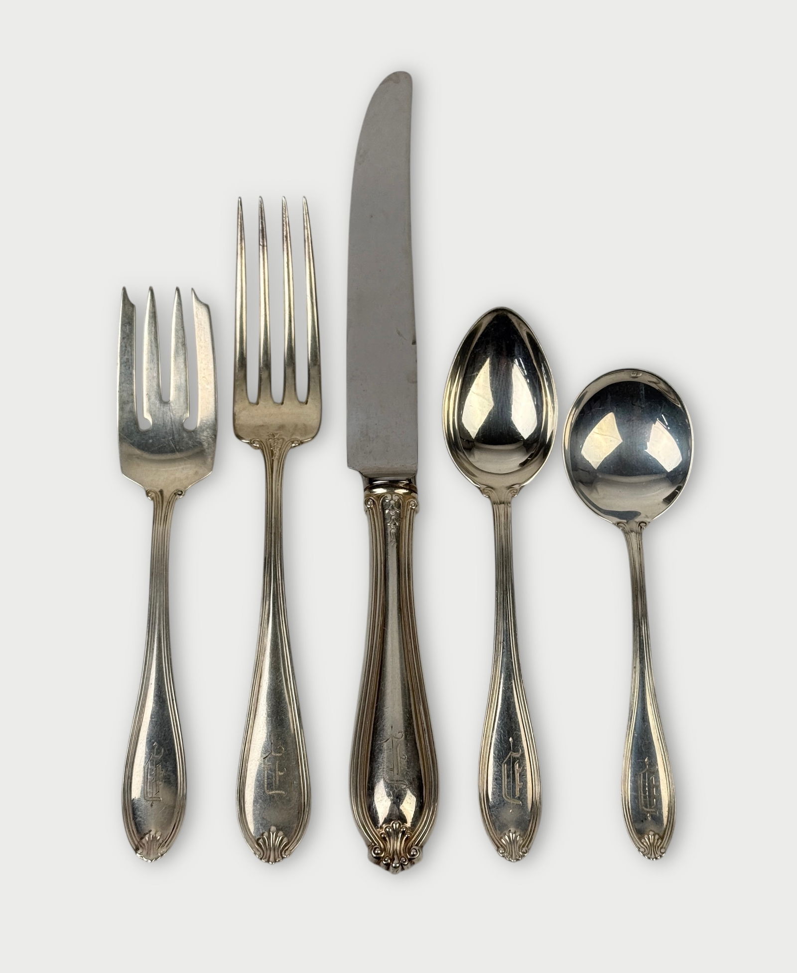 (34pc) Sterling Flatware Set (1 of 6)