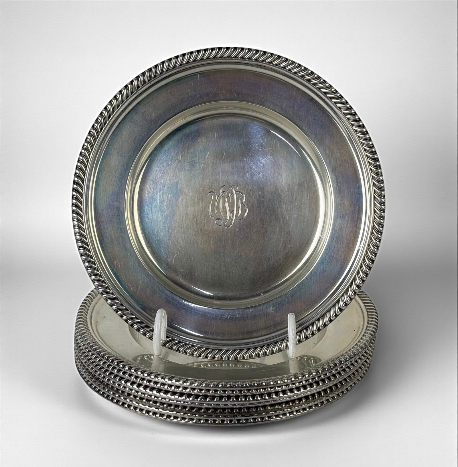 (8) Gorham Sterling Butter Plates (1 of 5)