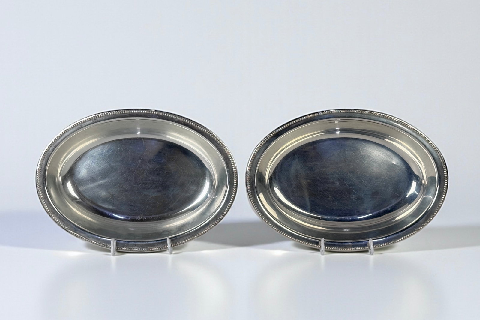 (2) Oval Sterling Bowls (1 of 6)