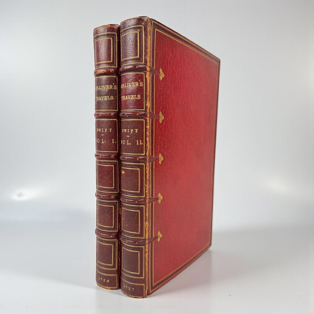 (2 Vol) First & Second Editions of Jonathan Swift's Gulliver's Travels (1 of 13)