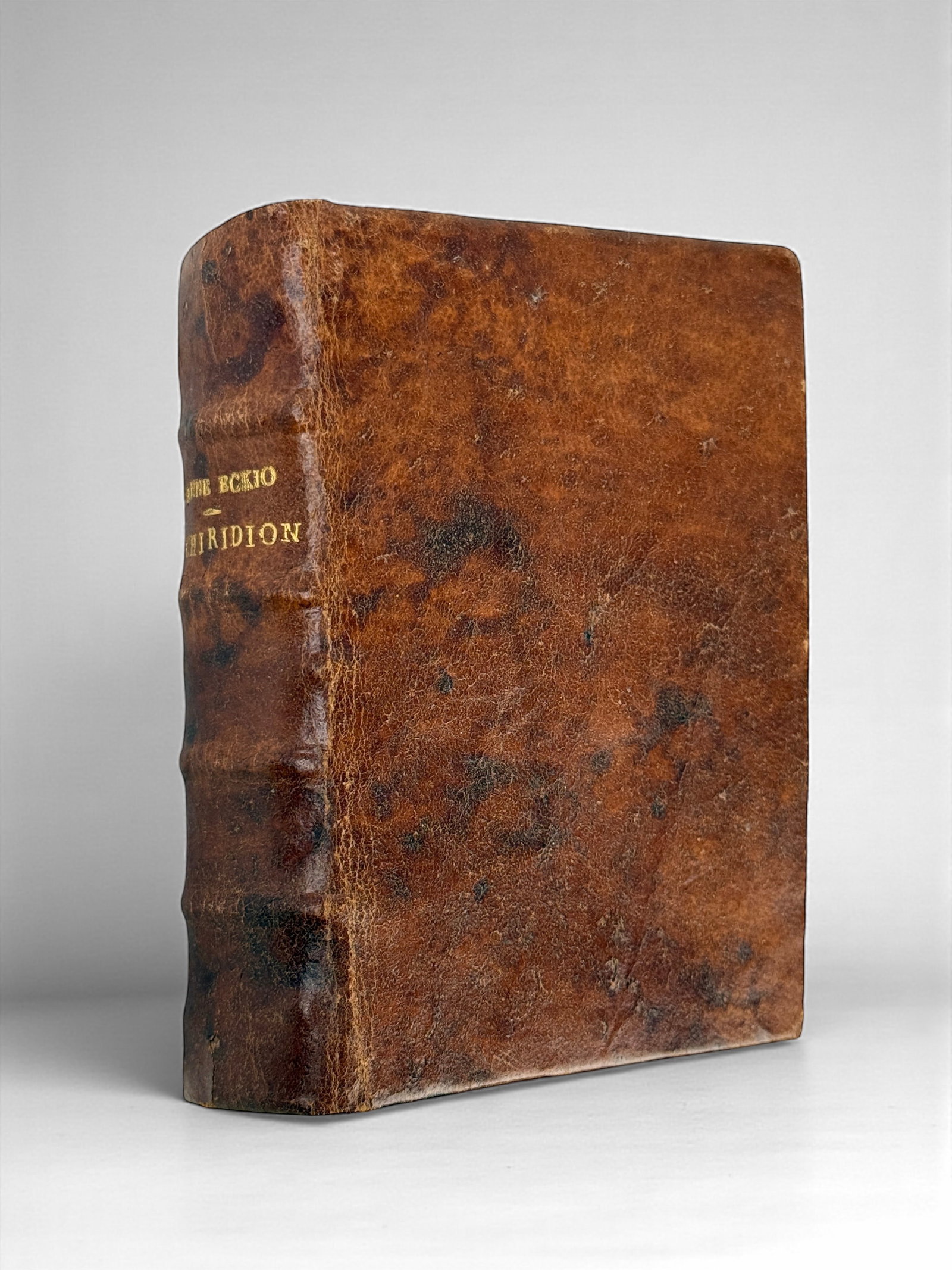 1545 Edition Johann Eck's Enchiridion Locorum Communium: Adversus Lutherum Et Alios Hostes Ecclesiae Title Translation: "Handbook of Commonplaces against Luther and other enemies of the Church" Author: Johann Eck Publication Year: 1