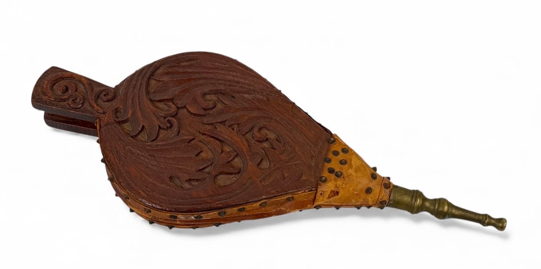 (7pc) Antique Fireplace Bellows - 3