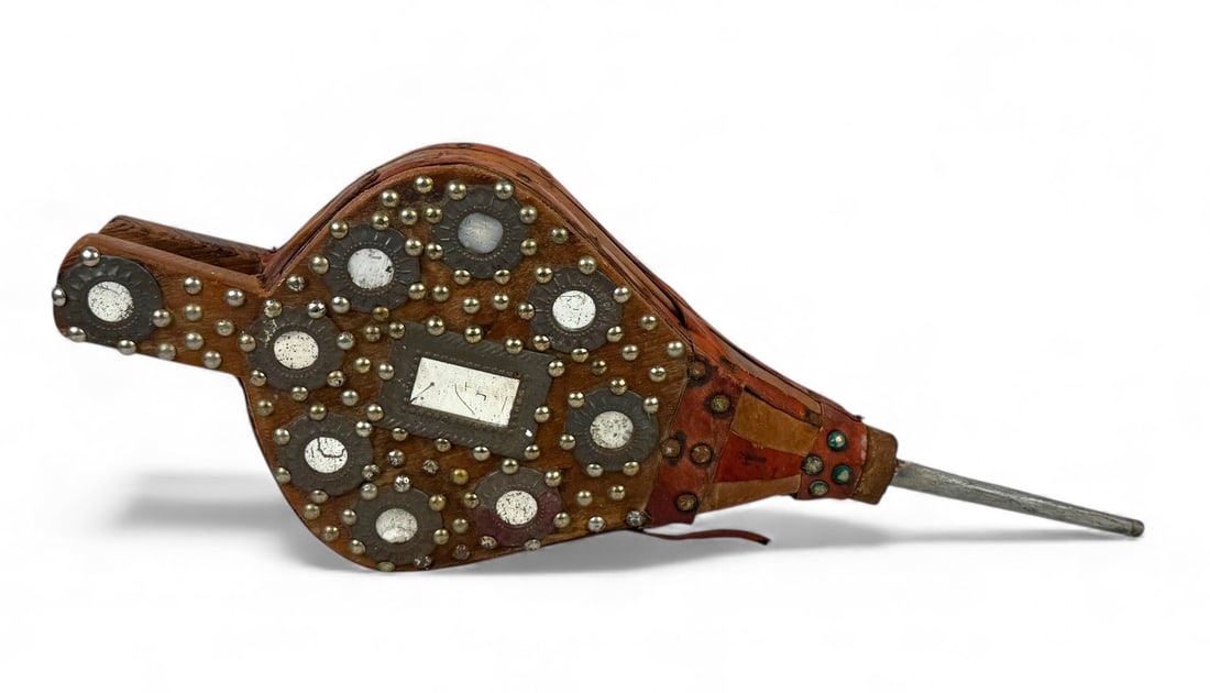 (7pc) Antique Fireplace Bellows - 5