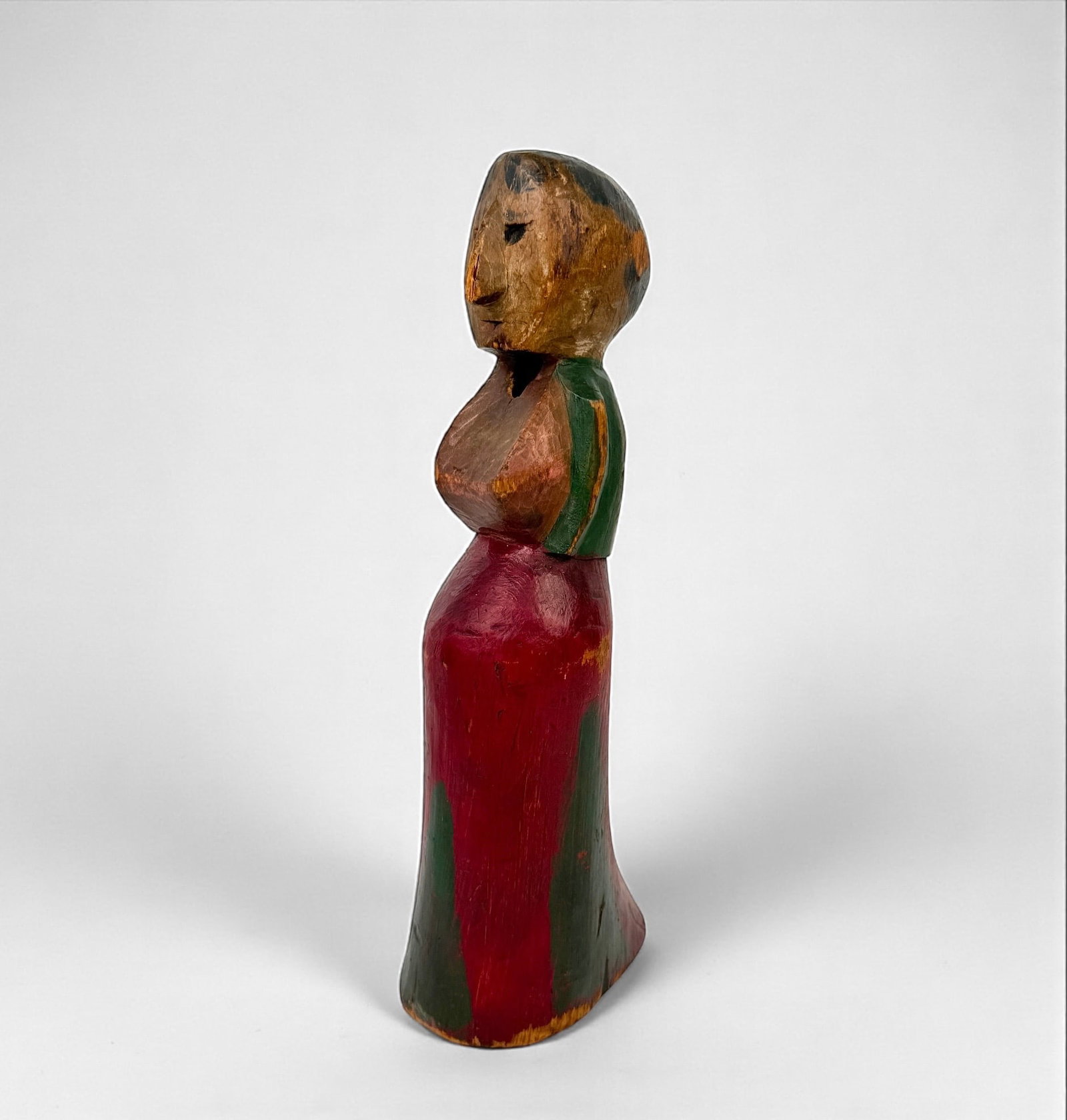 Antique Scandinavian Folk Art Wood Figure (1 of 8)