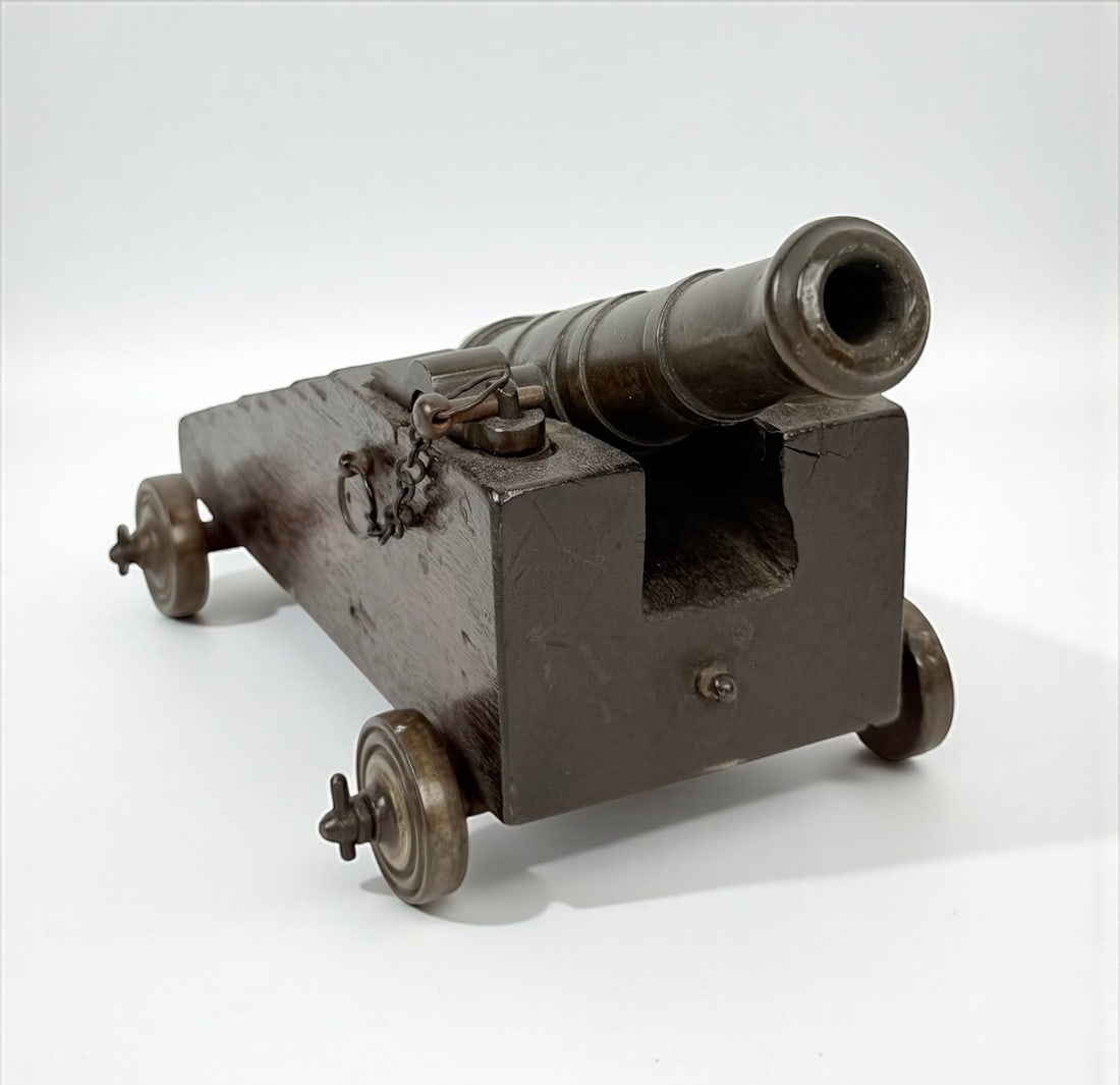 19th Century Bronze Miniature Naval Cannon (1 of 9)