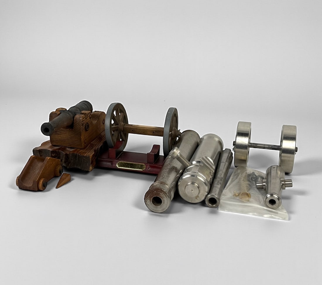 (5) Vintage Cannon Barrels & Parts (1 of 8)