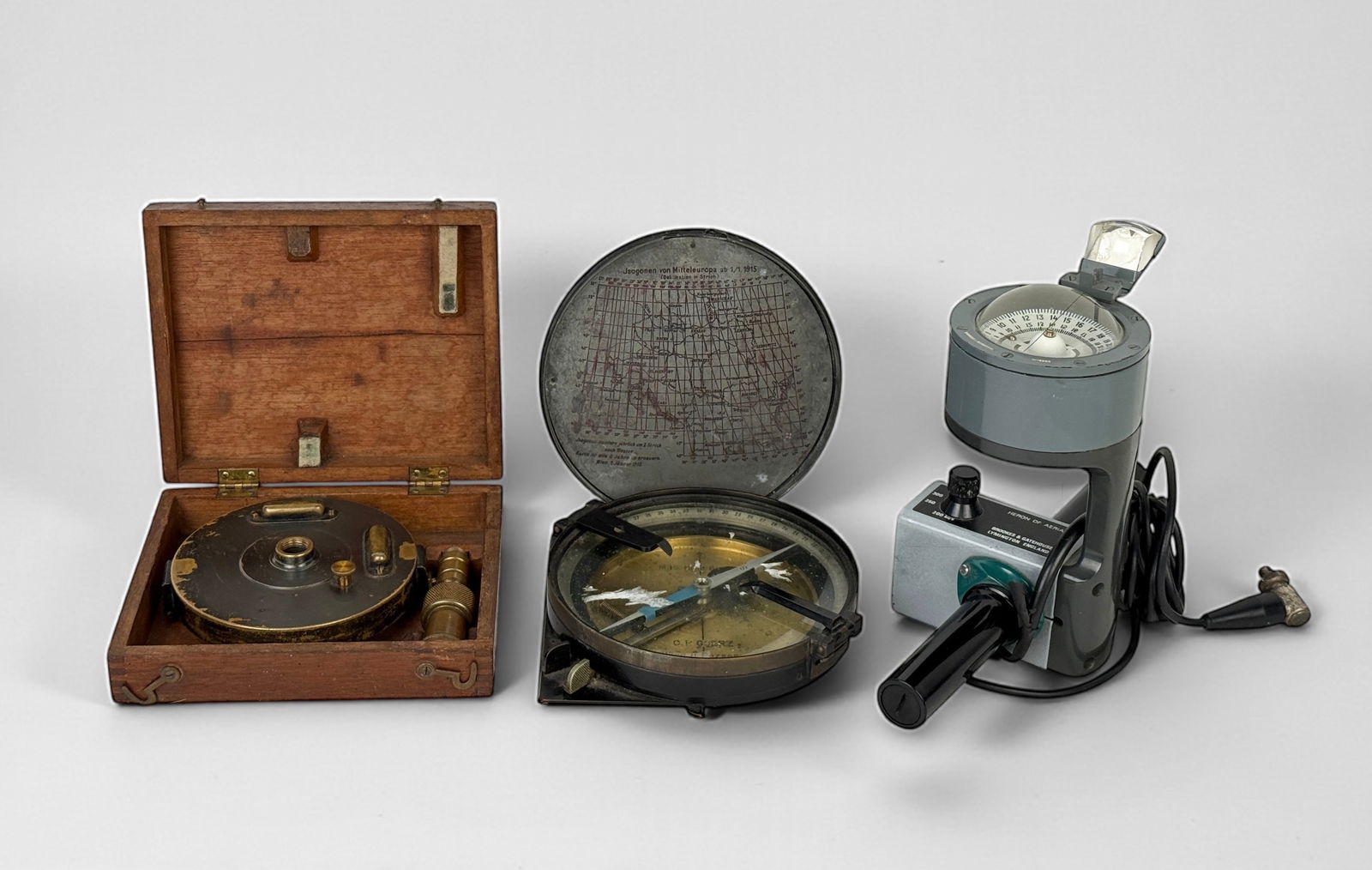 (3) Vintage Survey Tools (1 of 8)