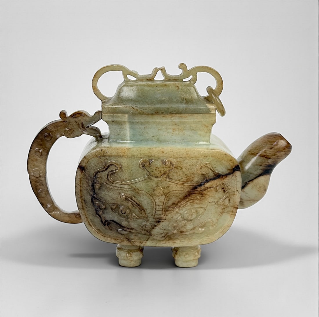 Vintage Chinese Hardstone Teapot (1 of 5)